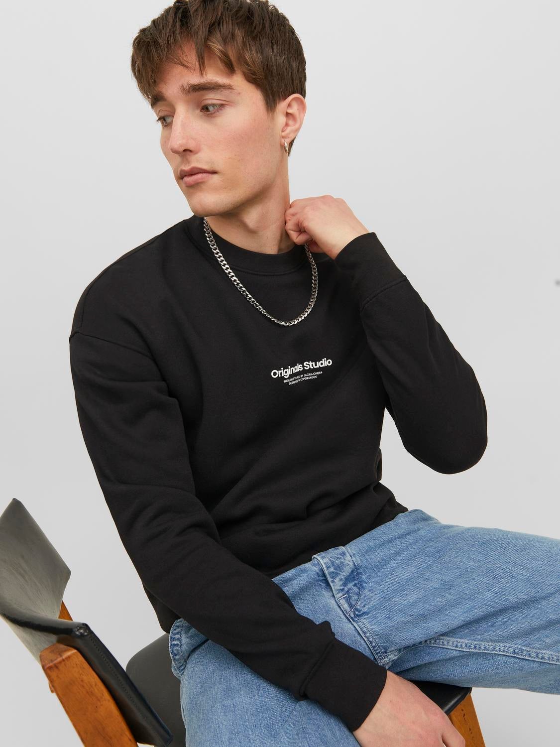 Relaxed Fit Crew neck Sweatshirt | Jack & Jones®