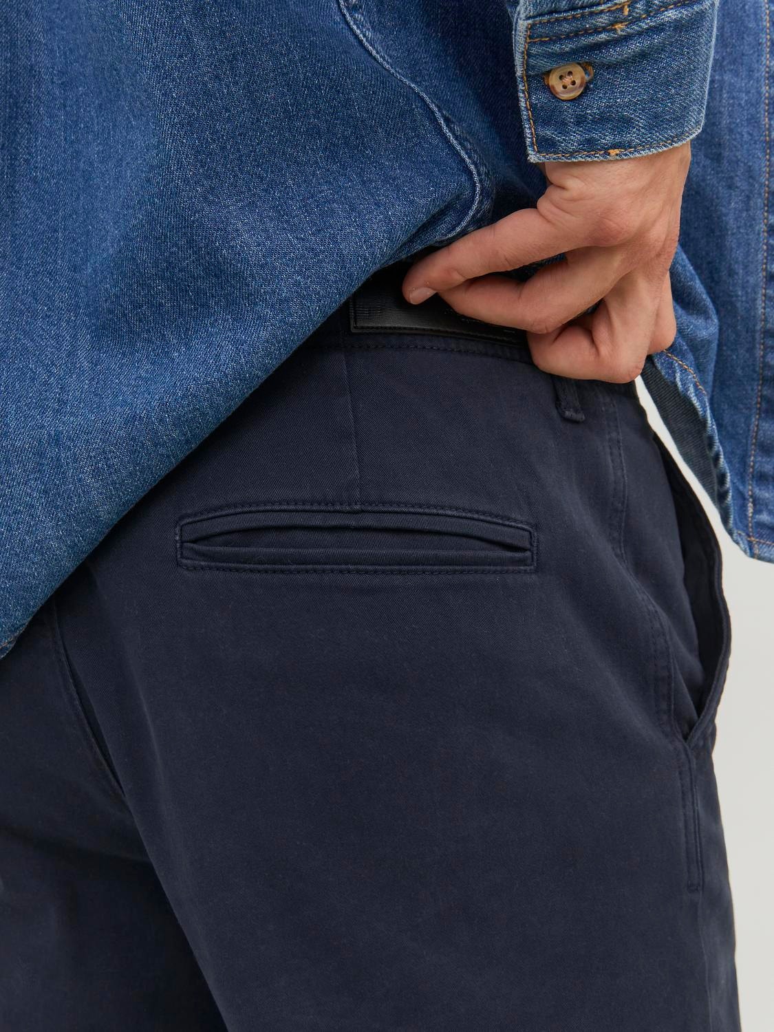 Jack & Jones Tapered Fit Chino pants -Navy Blazer - 12242188