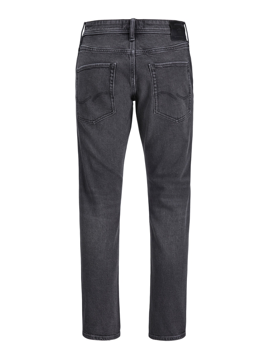 Jack & Jones Tapered fit - Cropped Jeans -Black Denim - 12243673