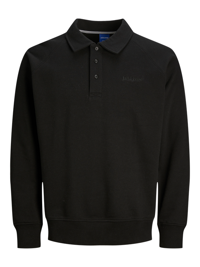 Jack & Jones Oversize Cropped Fit Flat collar Sweatshirt - 12246488