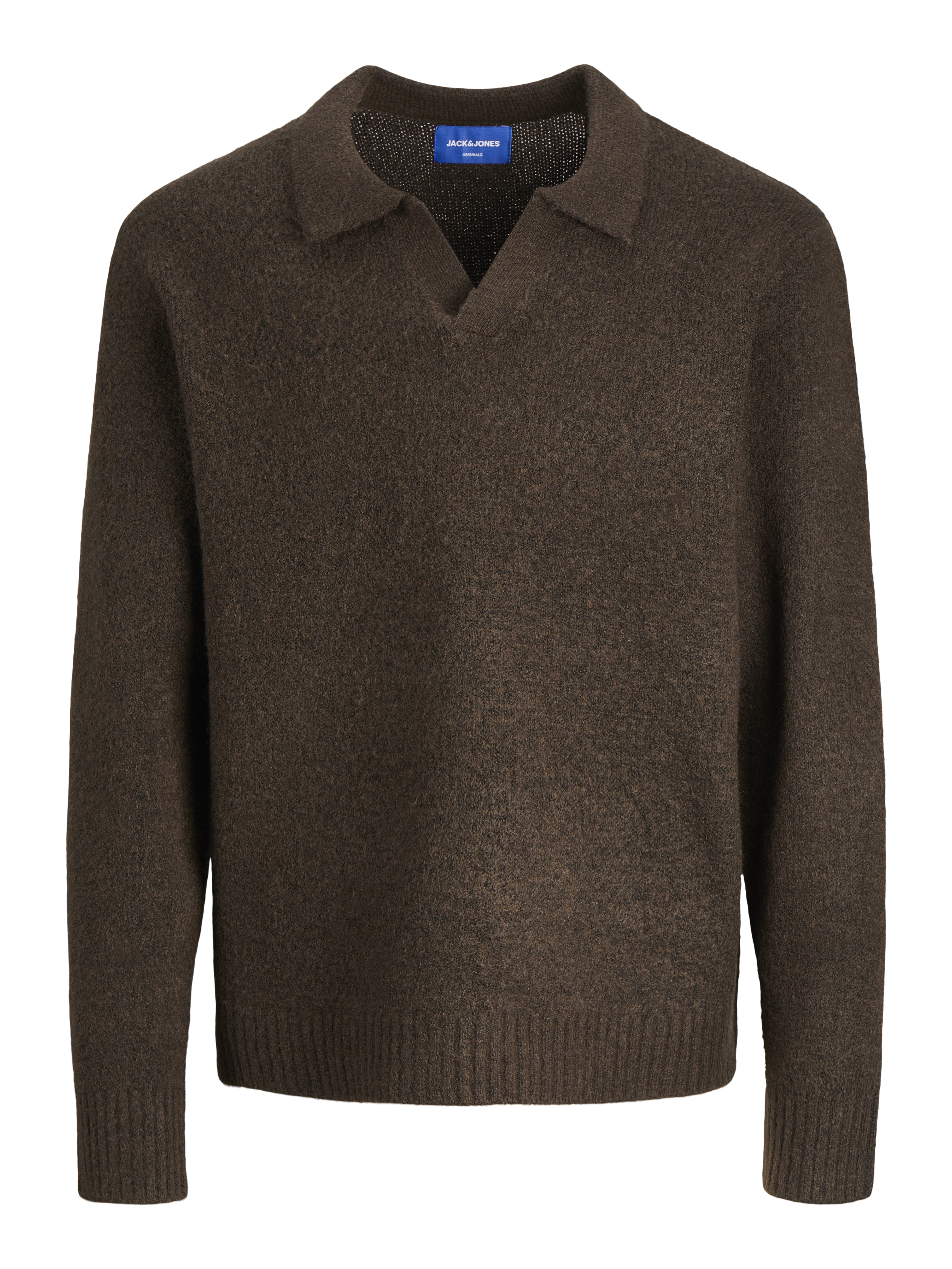 Relaxed Fit Split neck Sweater | Jack & Jones®