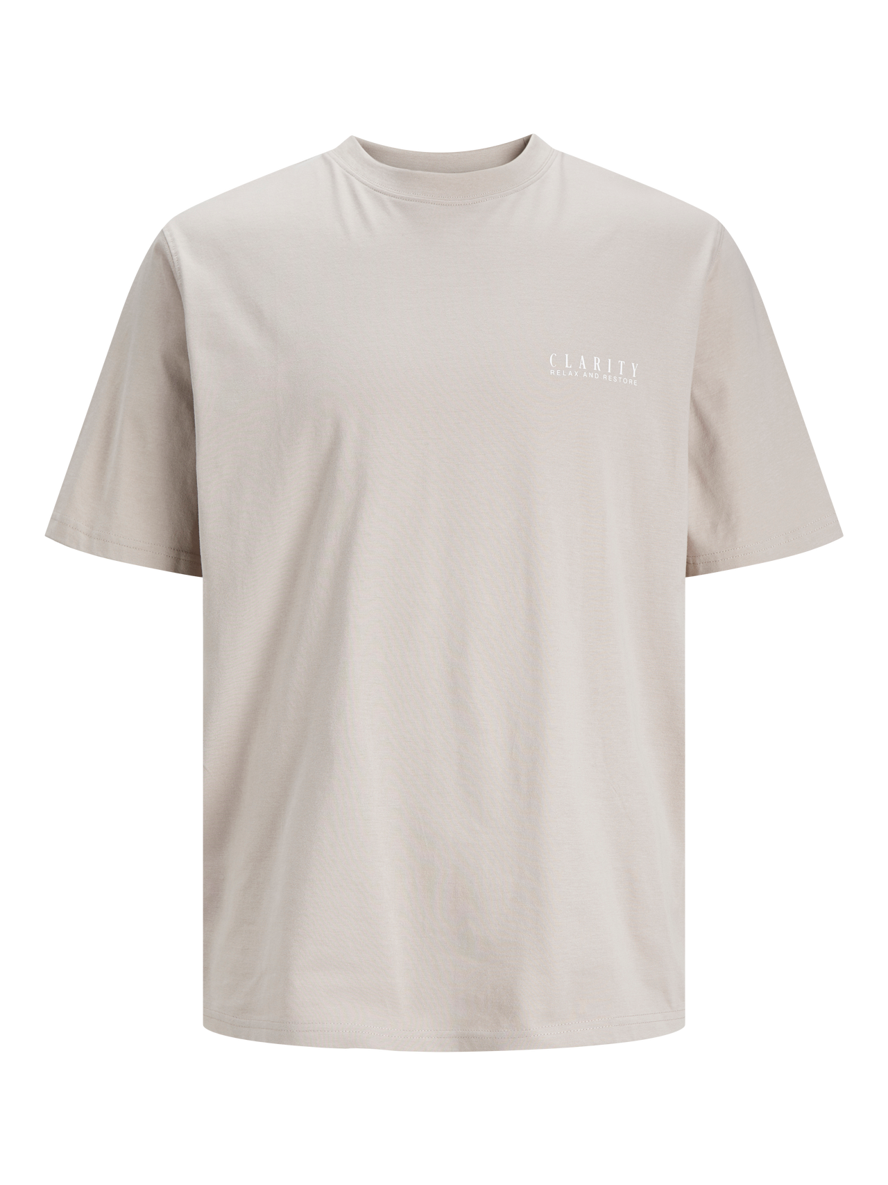 Jack & Jones T-shirt Col rond Coupe ample -Atmosphere - 12247208