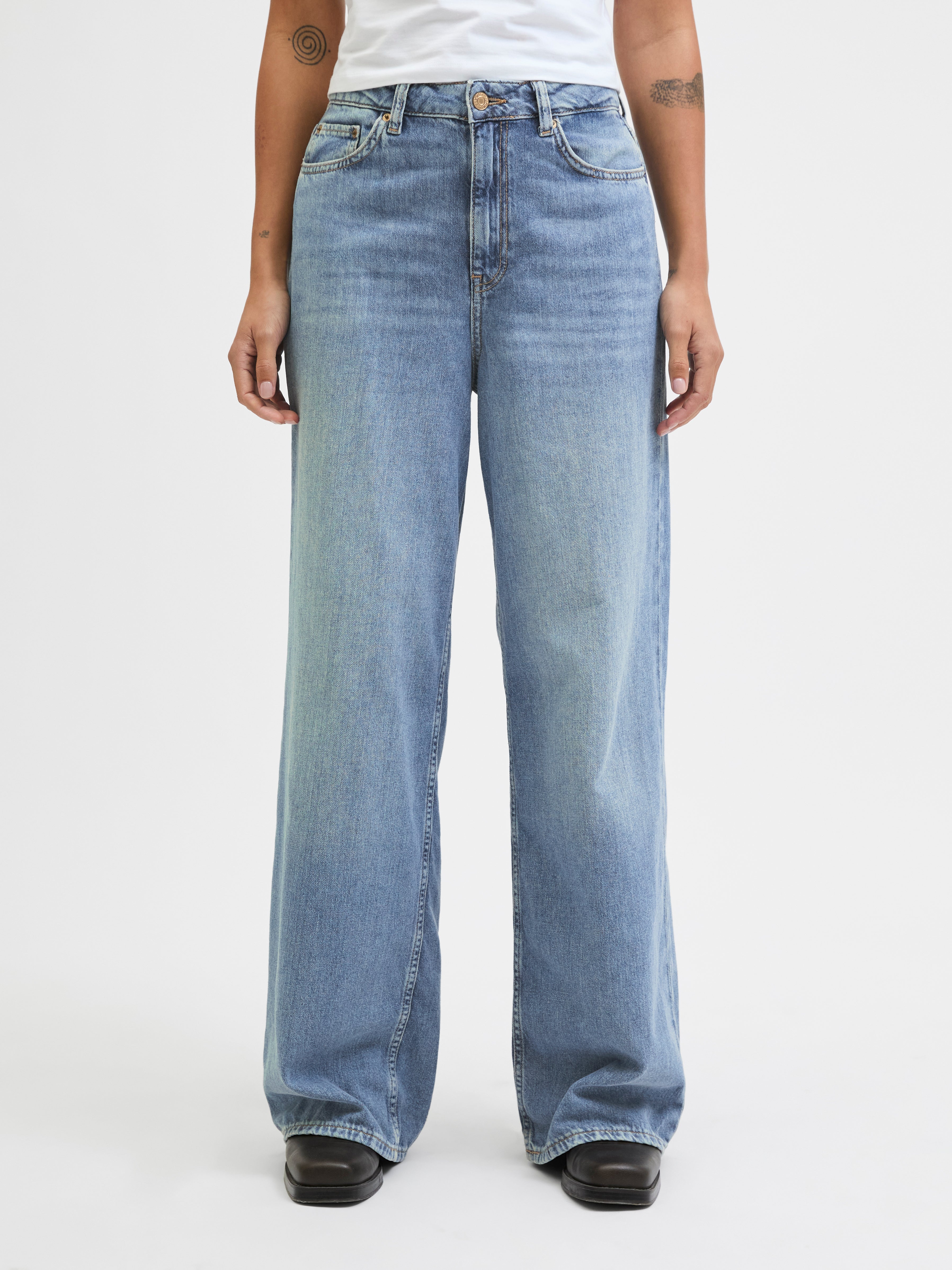 Wide-Leg Fit High waist Jeans | Jack & Jones