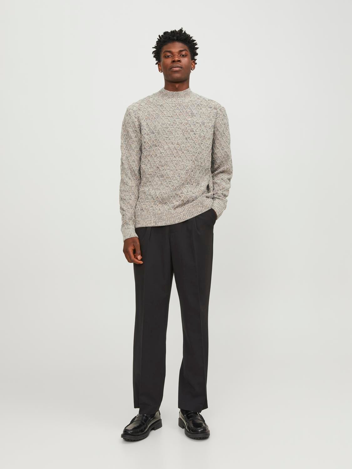 Regular Fit Mock neck Sweater | Jack & Jones