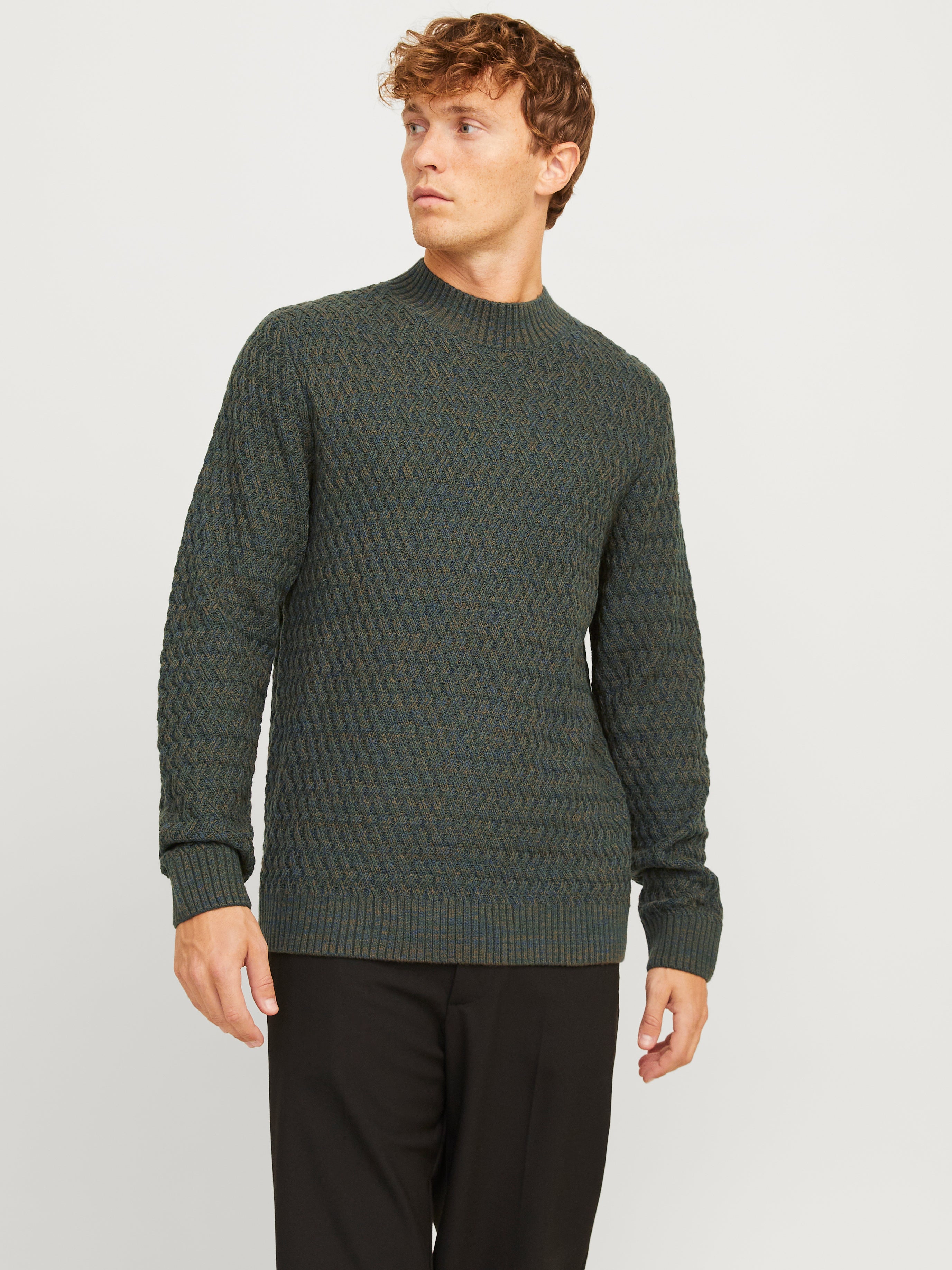 Regular Fit Sweater | Dark Green | Jack & Jones®