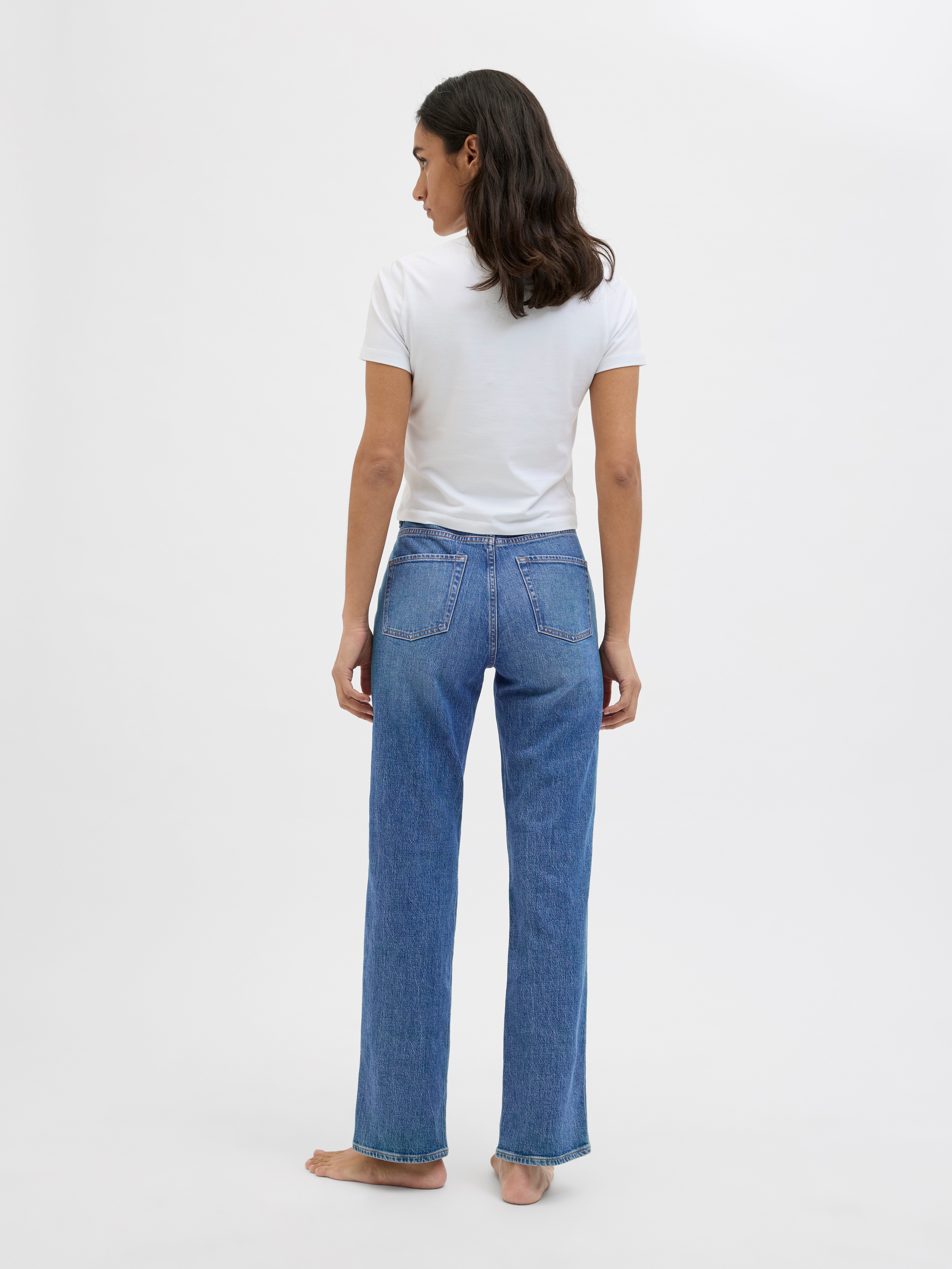 LYON Mid-Rise Cropped Slim Fit Jeans | Jack & Jones®