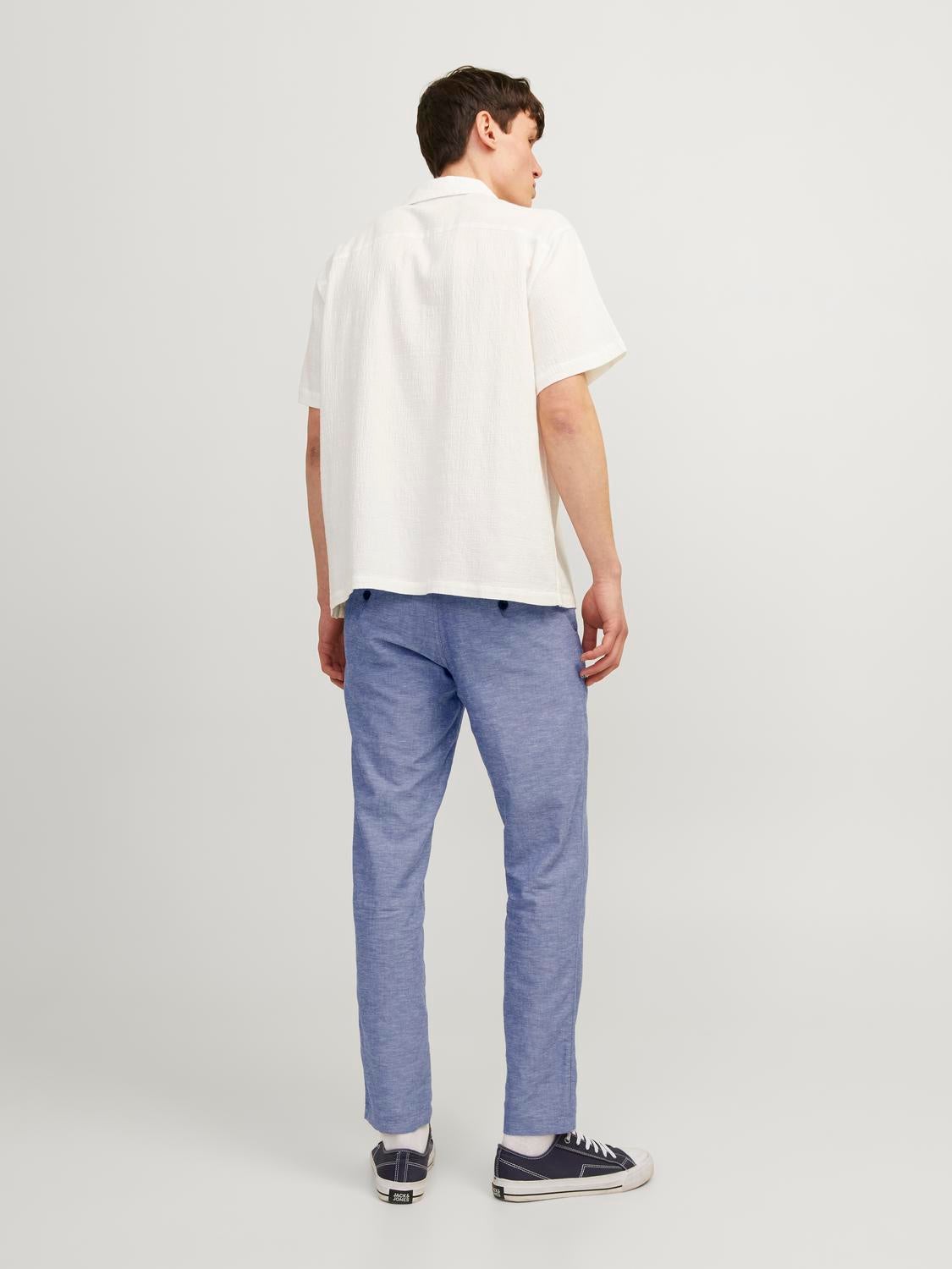 Tapered Fit Chino Linen Pants | Jack & Jones®