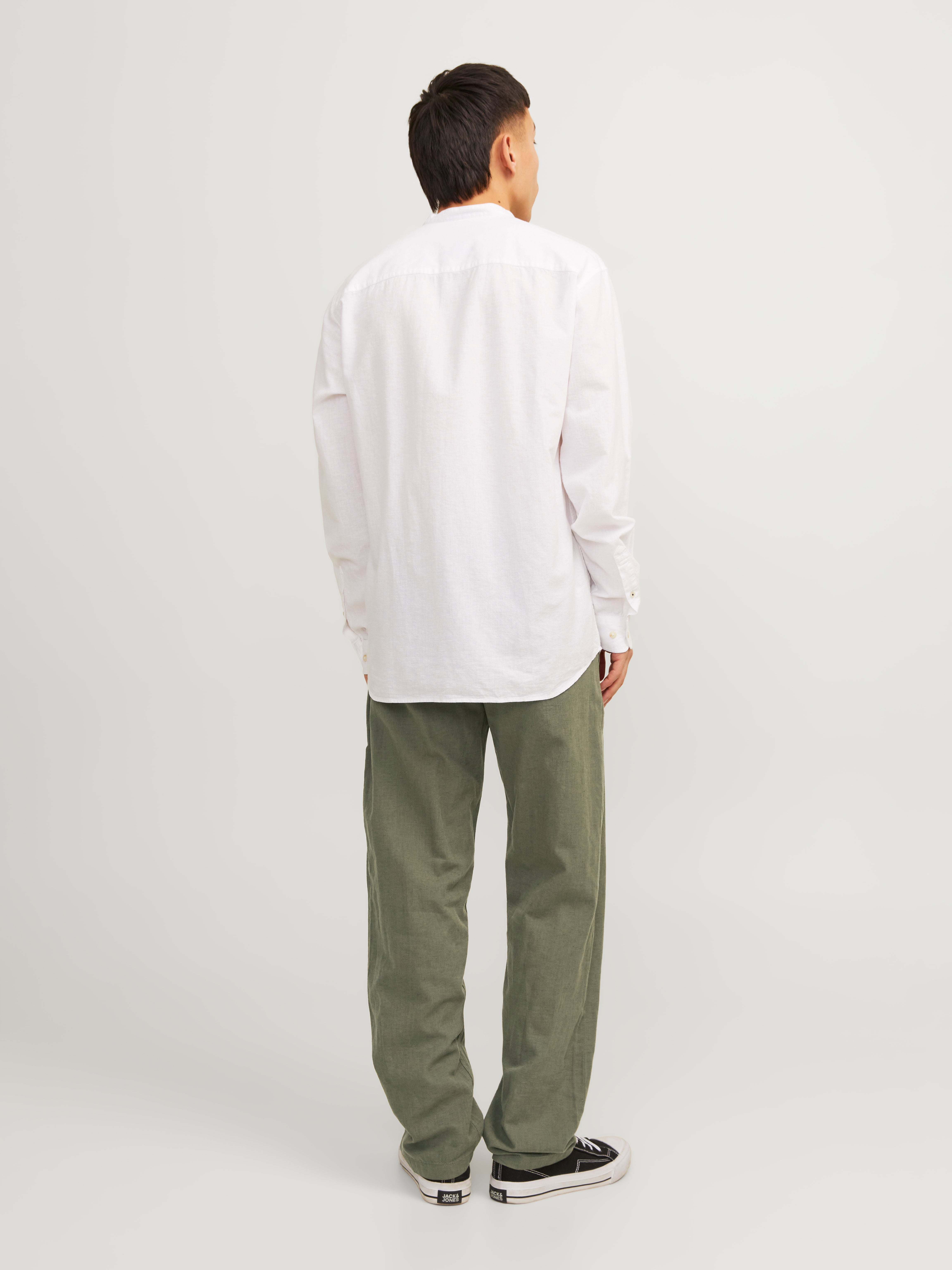 Relaxed Fit Chino Linen Pants | Jack & Jones