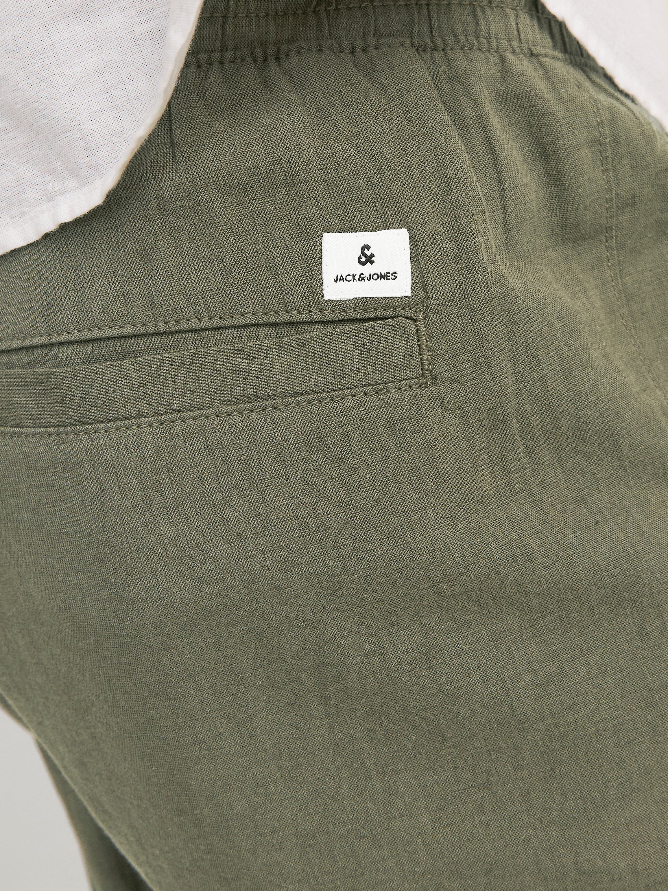 Relaxed Fit Chino Linen Pants | Jack & Jones