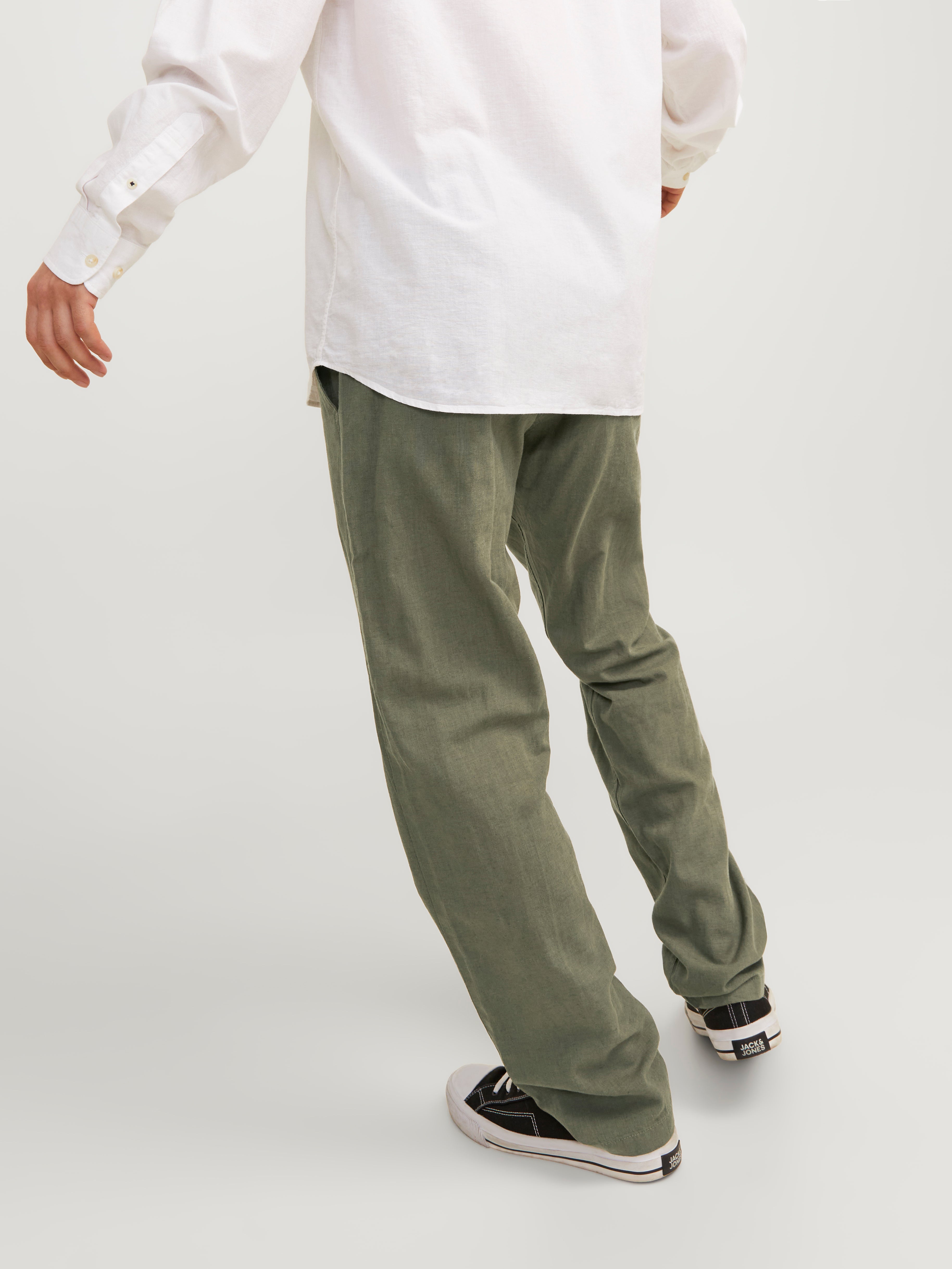 Relaxed Fit Chino Linen Pants | Jack & Jones