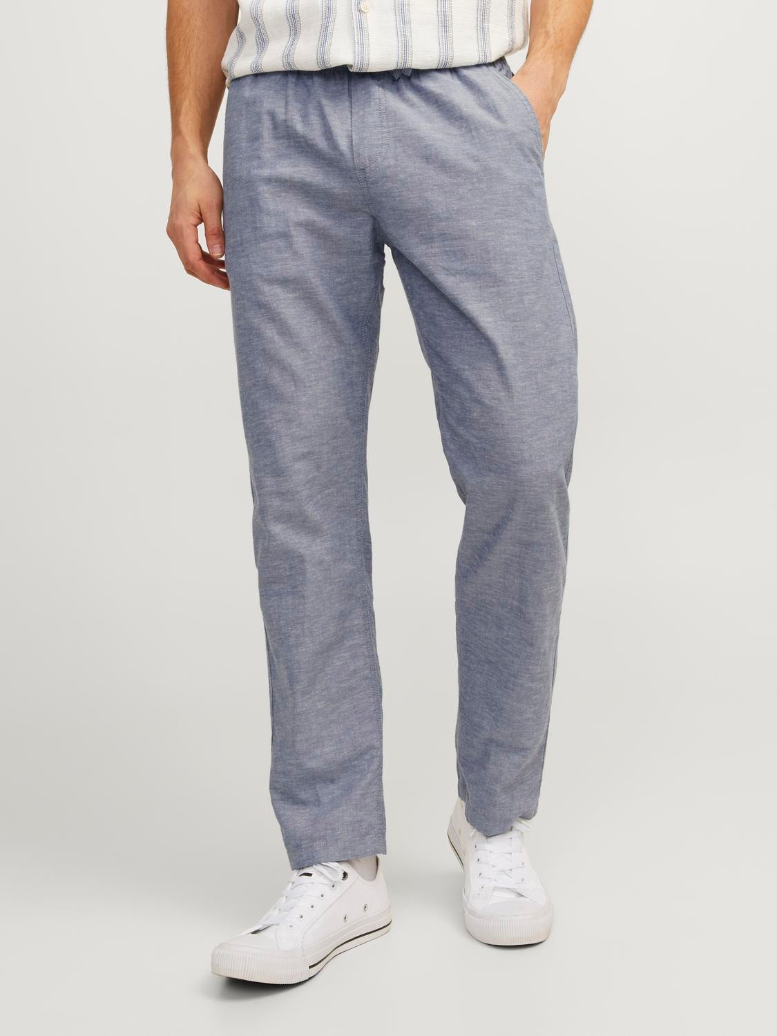 Jack & Jones Relaxed Fit Chino pants -Faded Denim - 12248606
