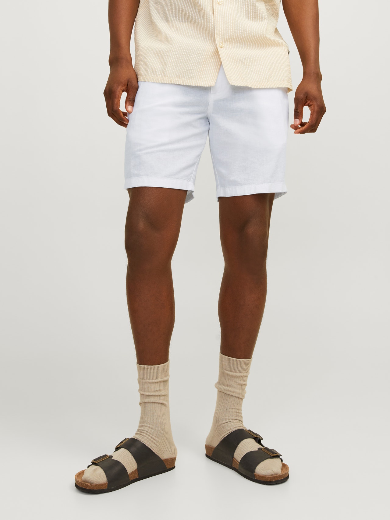 Jack & Jones Tapered Fit Chino shorts -Bright White - 12248627