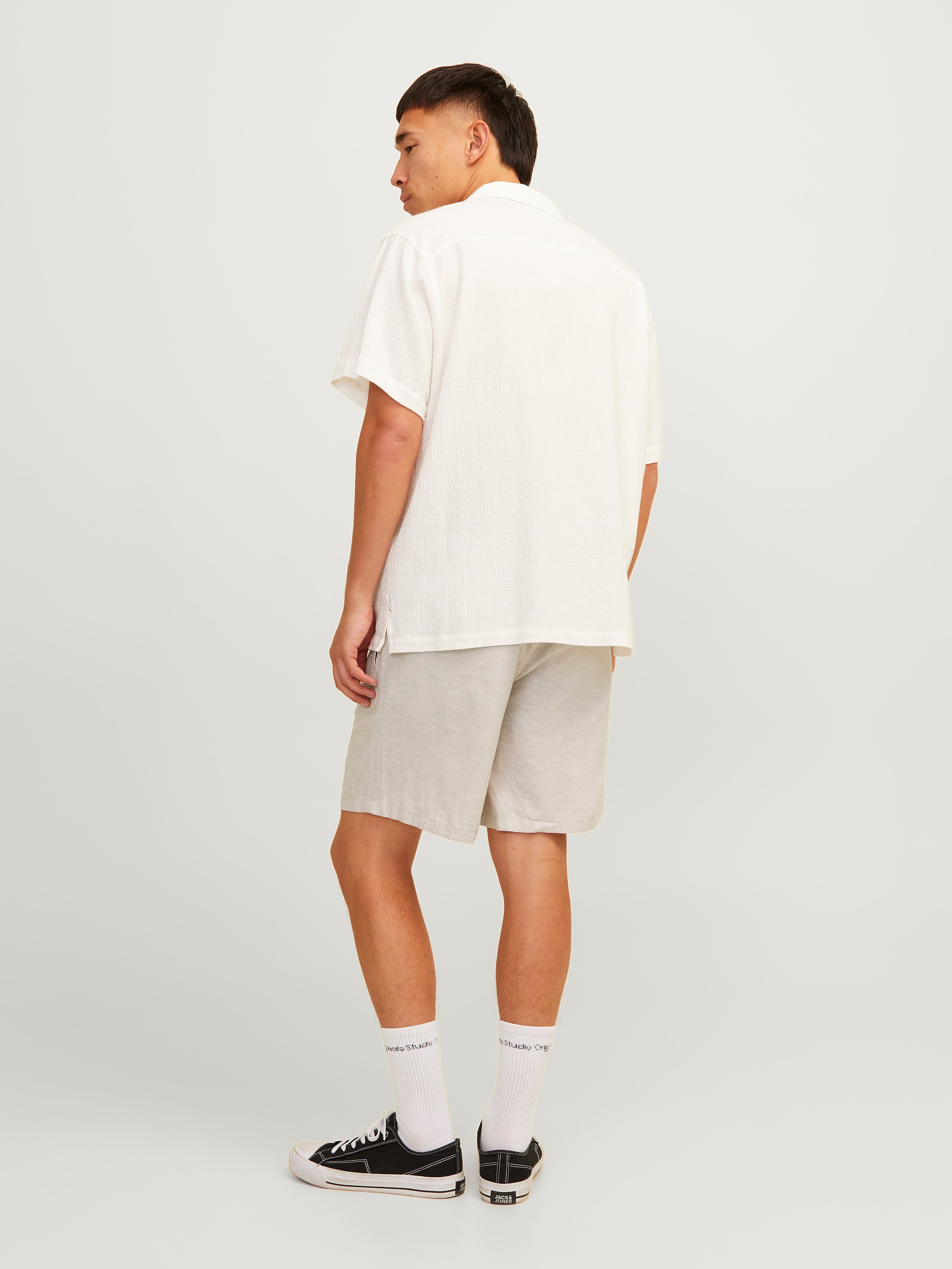 Linen-blend shorts | Light Grey | Jack & Jones®