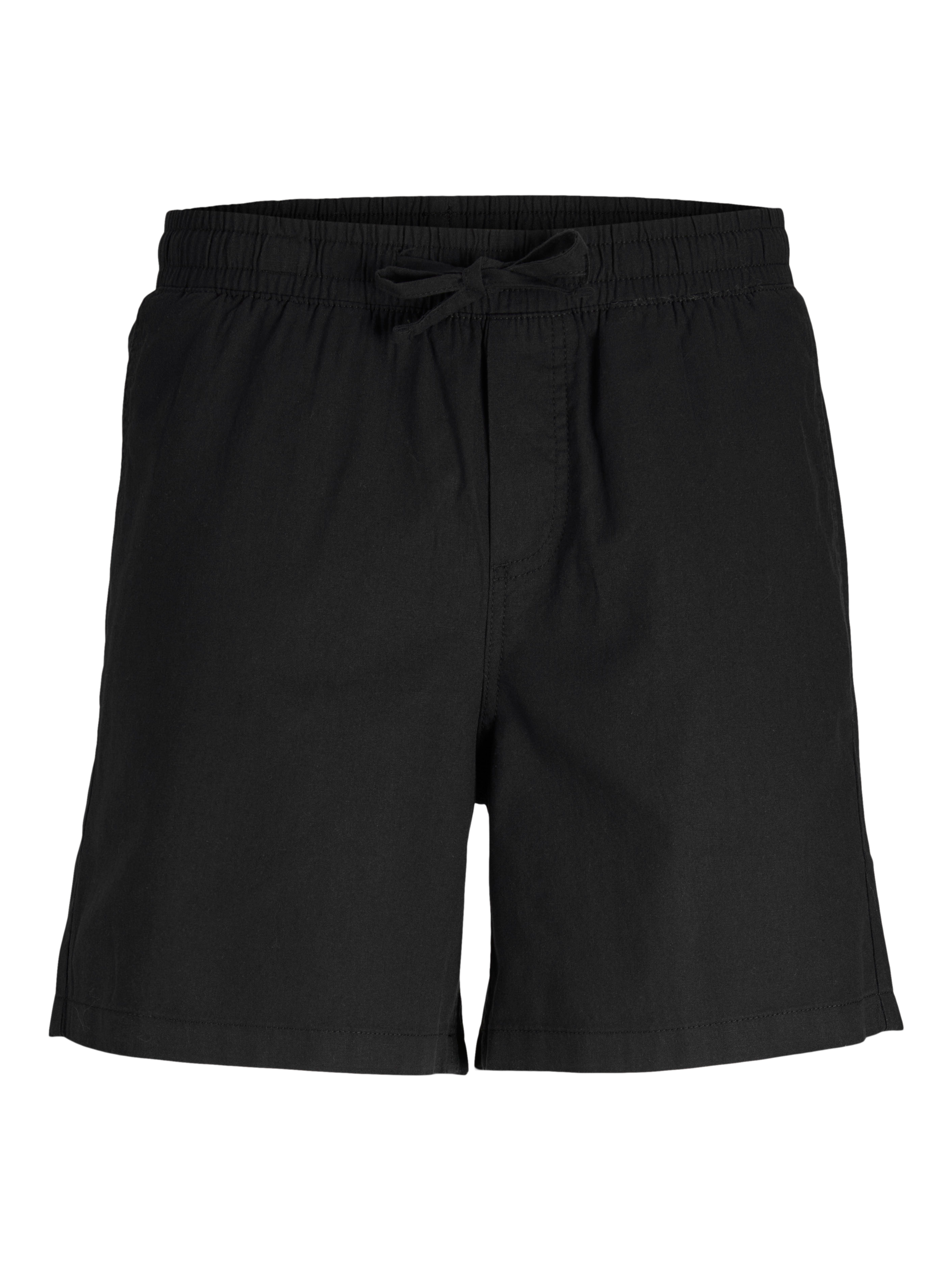 Boys black jogger shorts sale