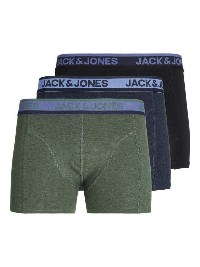 Jack & Jones 3-pack Plain Boxers - 12248808