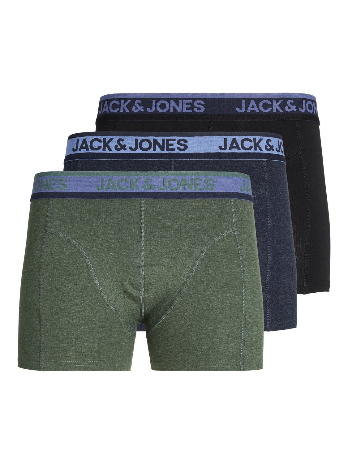 Jack & Jones Ensemble de 3 Boxers -Black - 12248808
