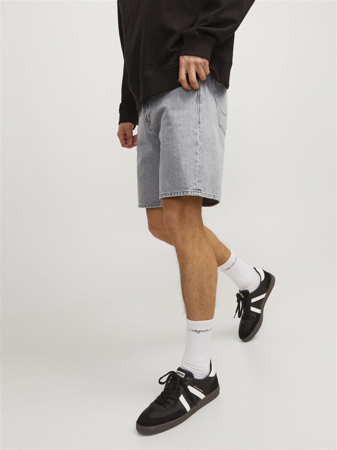 Jack & Jones Loose Fit Shorts -Grey Denim - 12249069