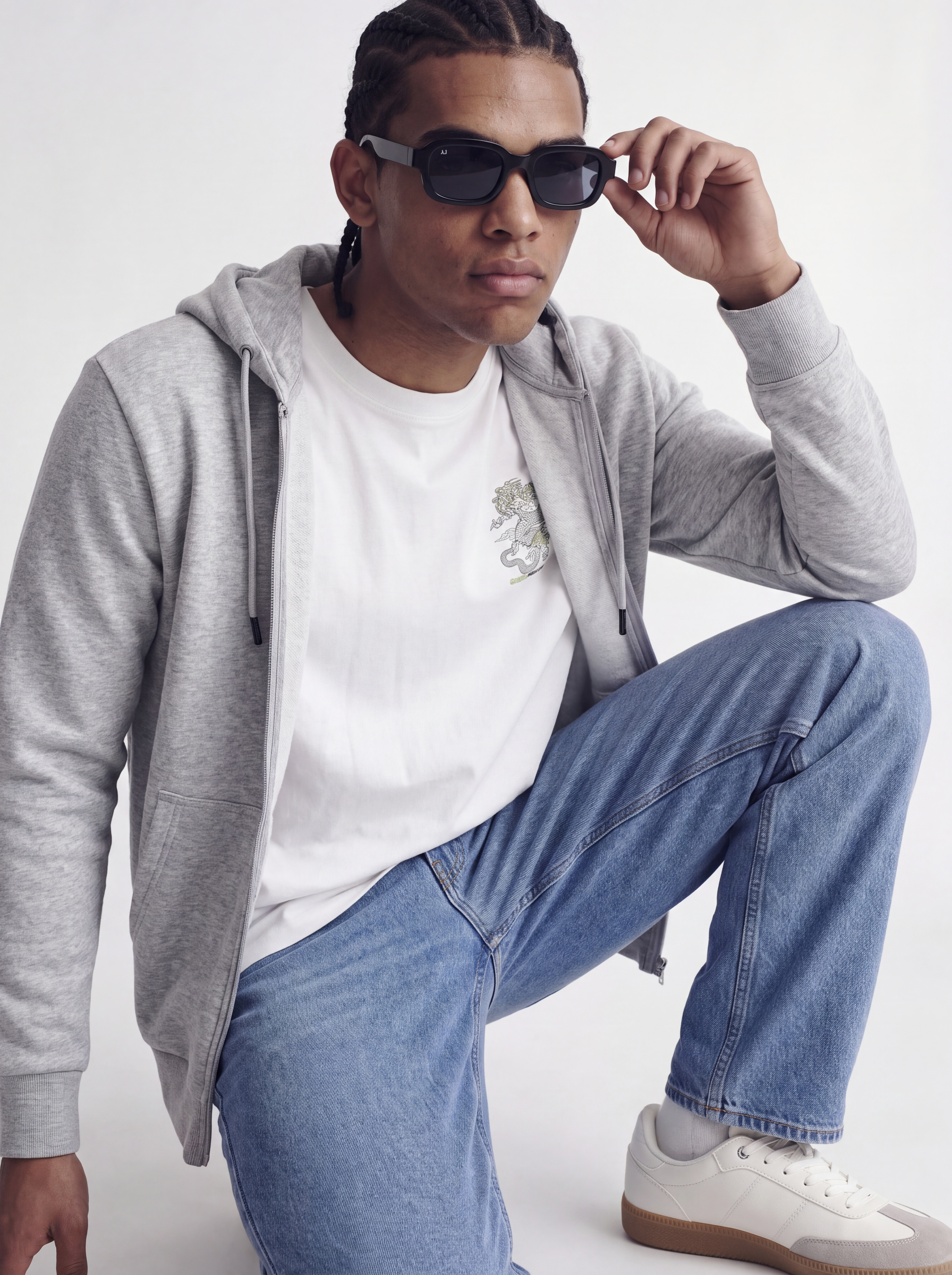 Relaxed Fit Zip hoodie | Jack & Jones
