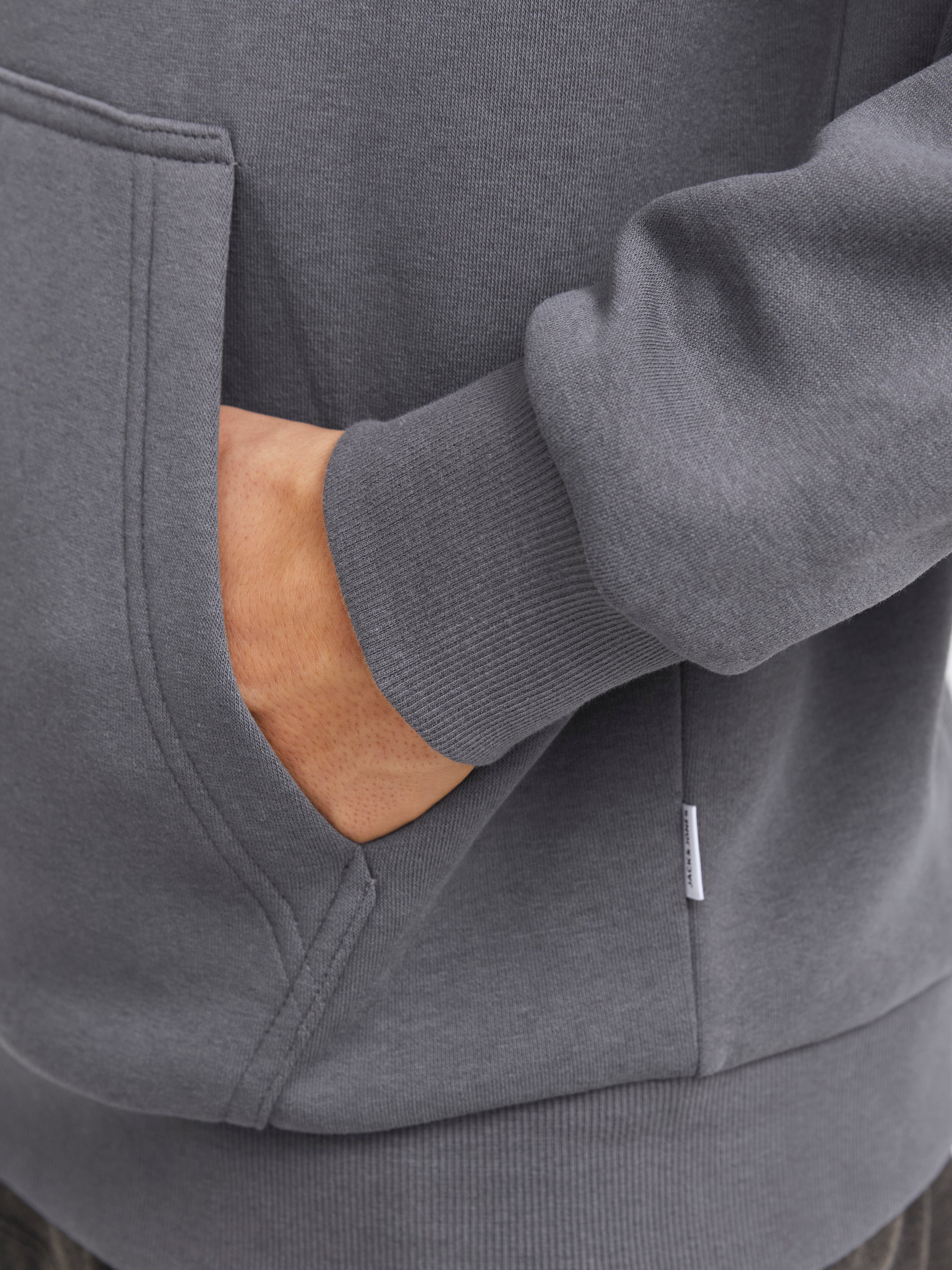 Relaxed Fit Zip hoodie | Dark Grey | Jack & Jones®
