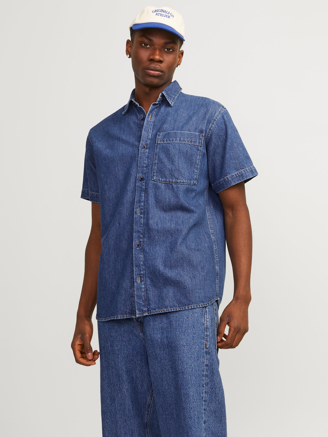 Jack & Jones Comfort Fit Shirt -Blue Denim - 12250093