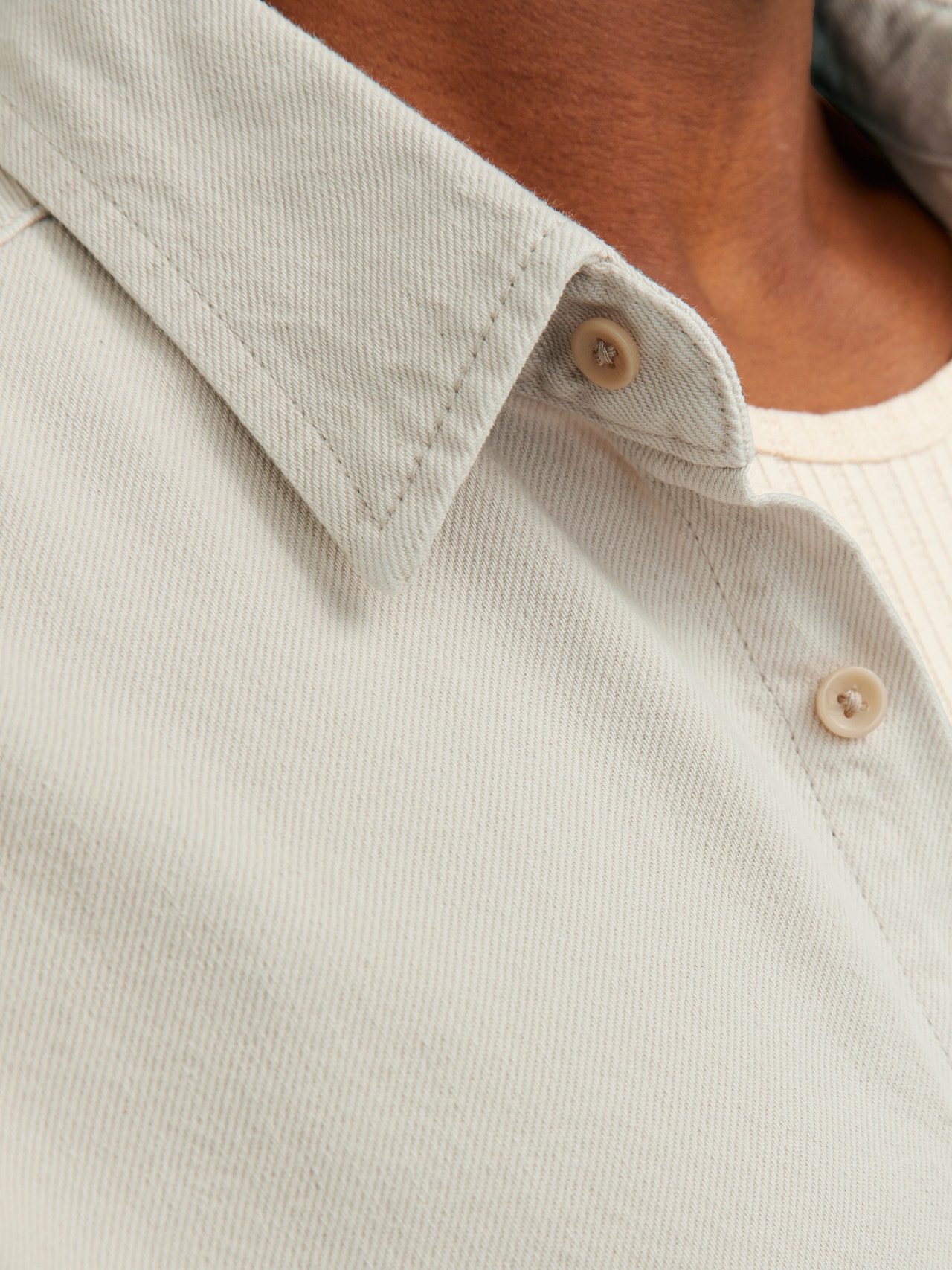 Jack & Jones Comfort Fit Shirt -Ecru - 12250093