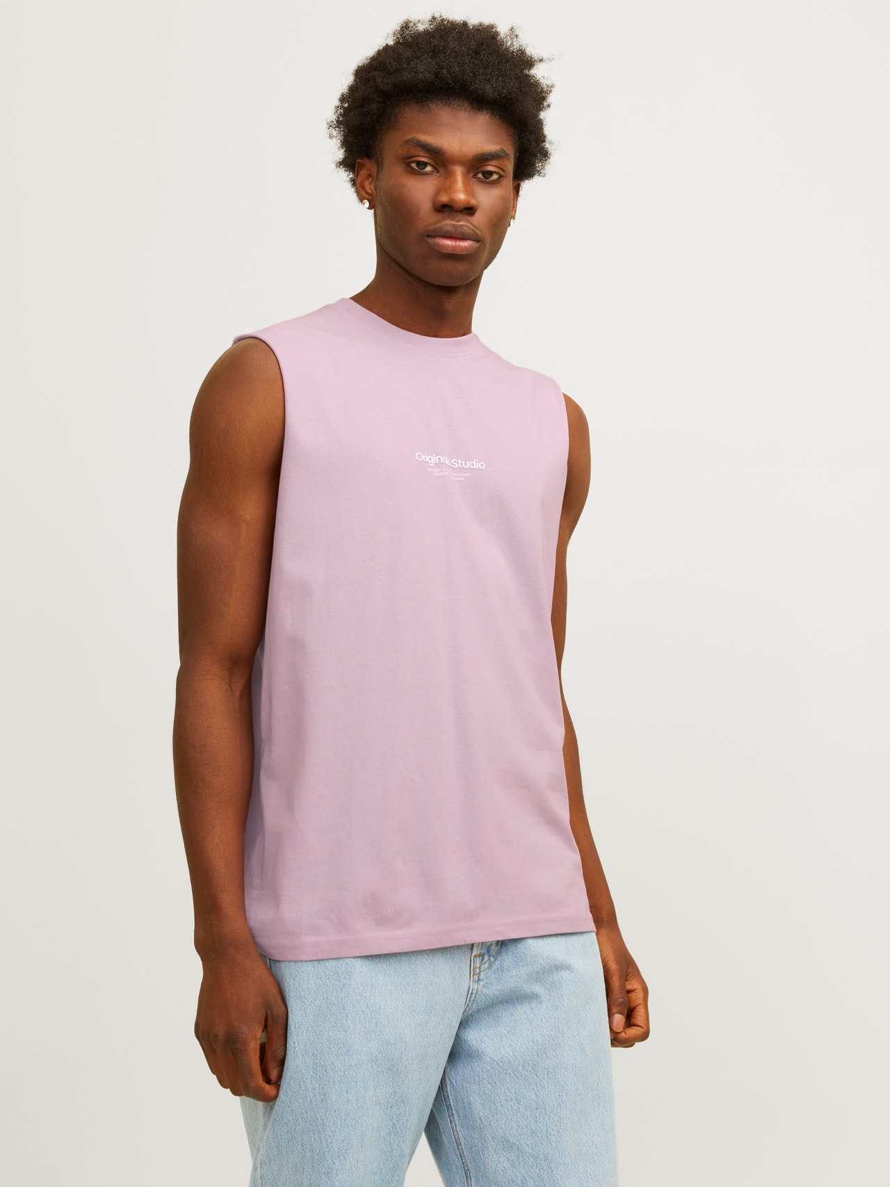 Jack & Jones Camisole Col rond Coupe ample -Pink Nectar - 12250430
