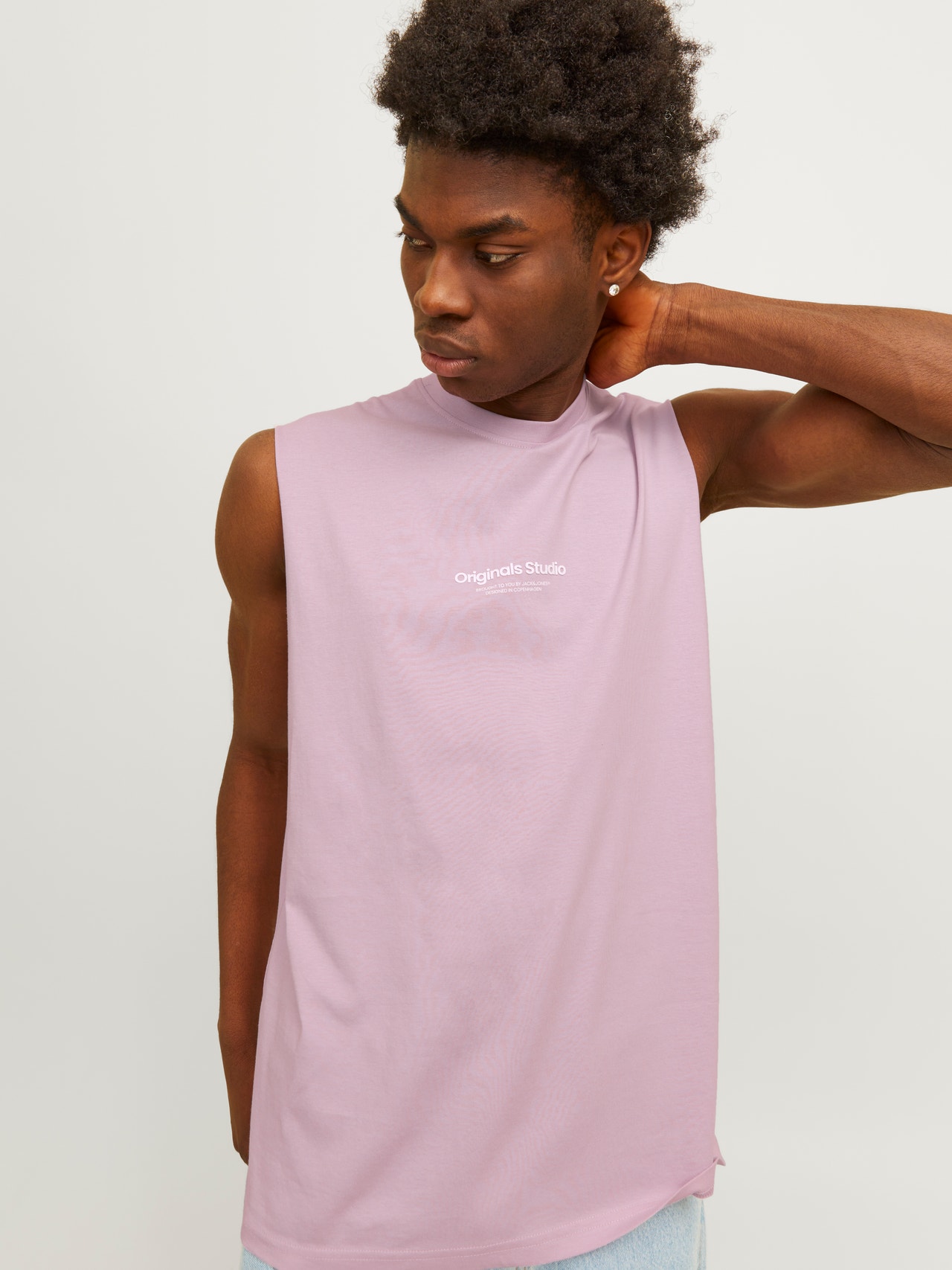 Jack & Jones Camisole Col rond Coupe ample -Pink Nectar - 12250430