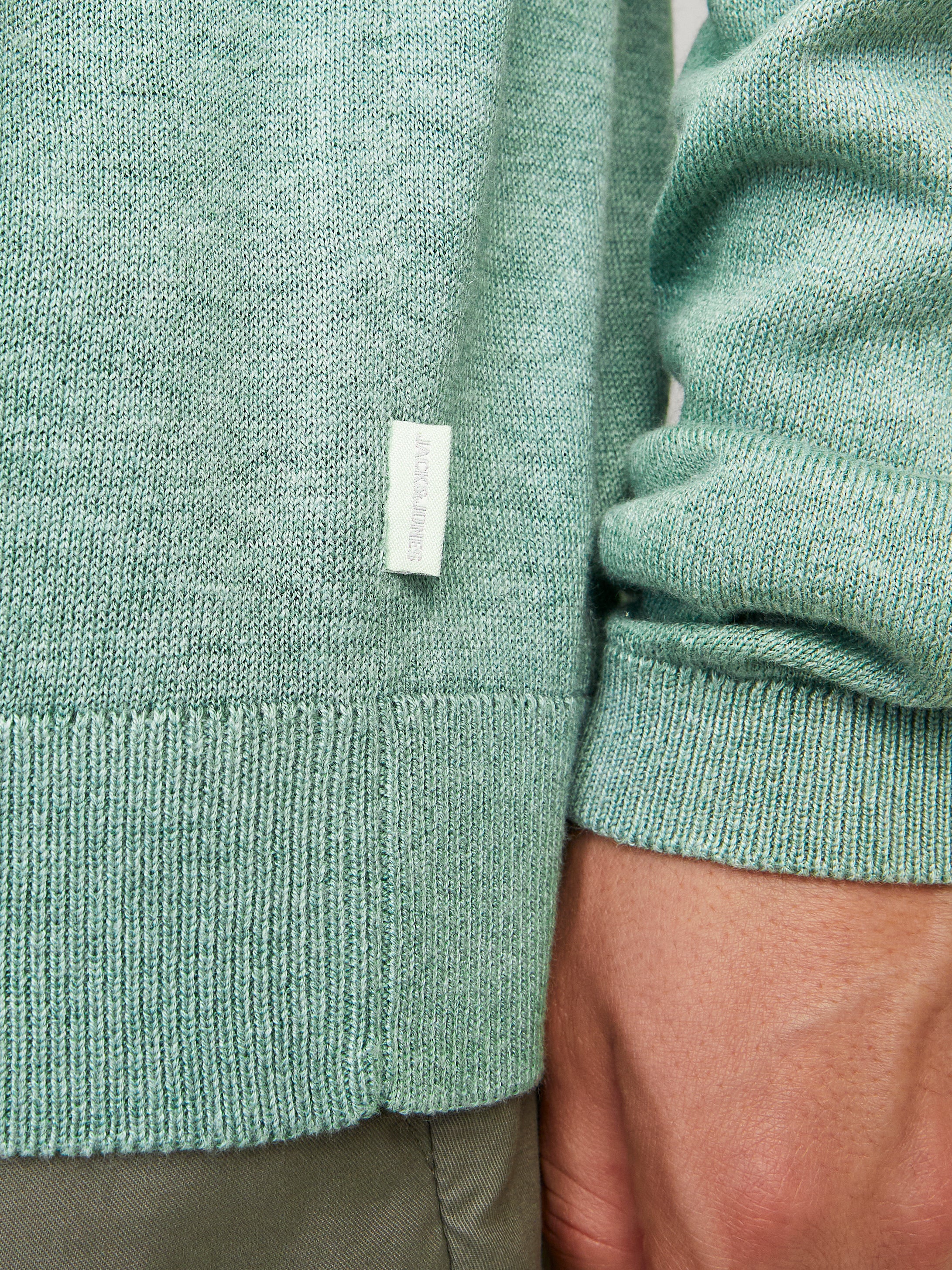 Knit Fit Split neck Sweater | Jack & Jones