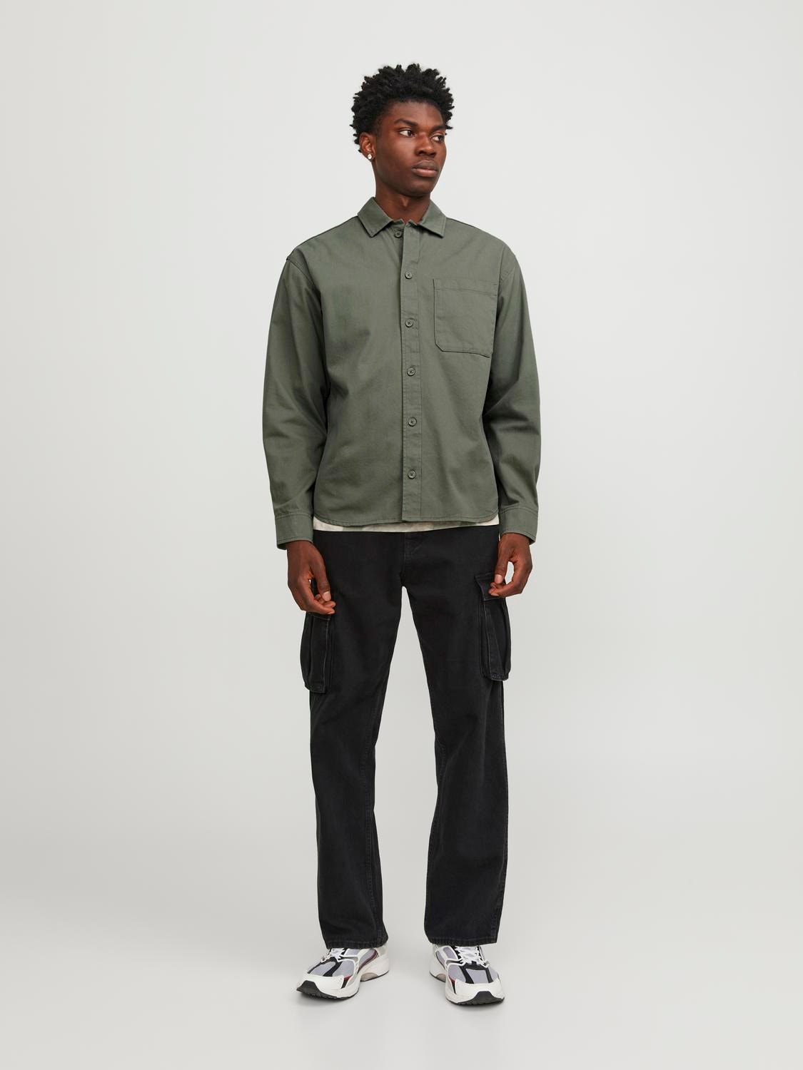 Jack & Jones Relaxed Fit Shirt -Agave Green - 12251289