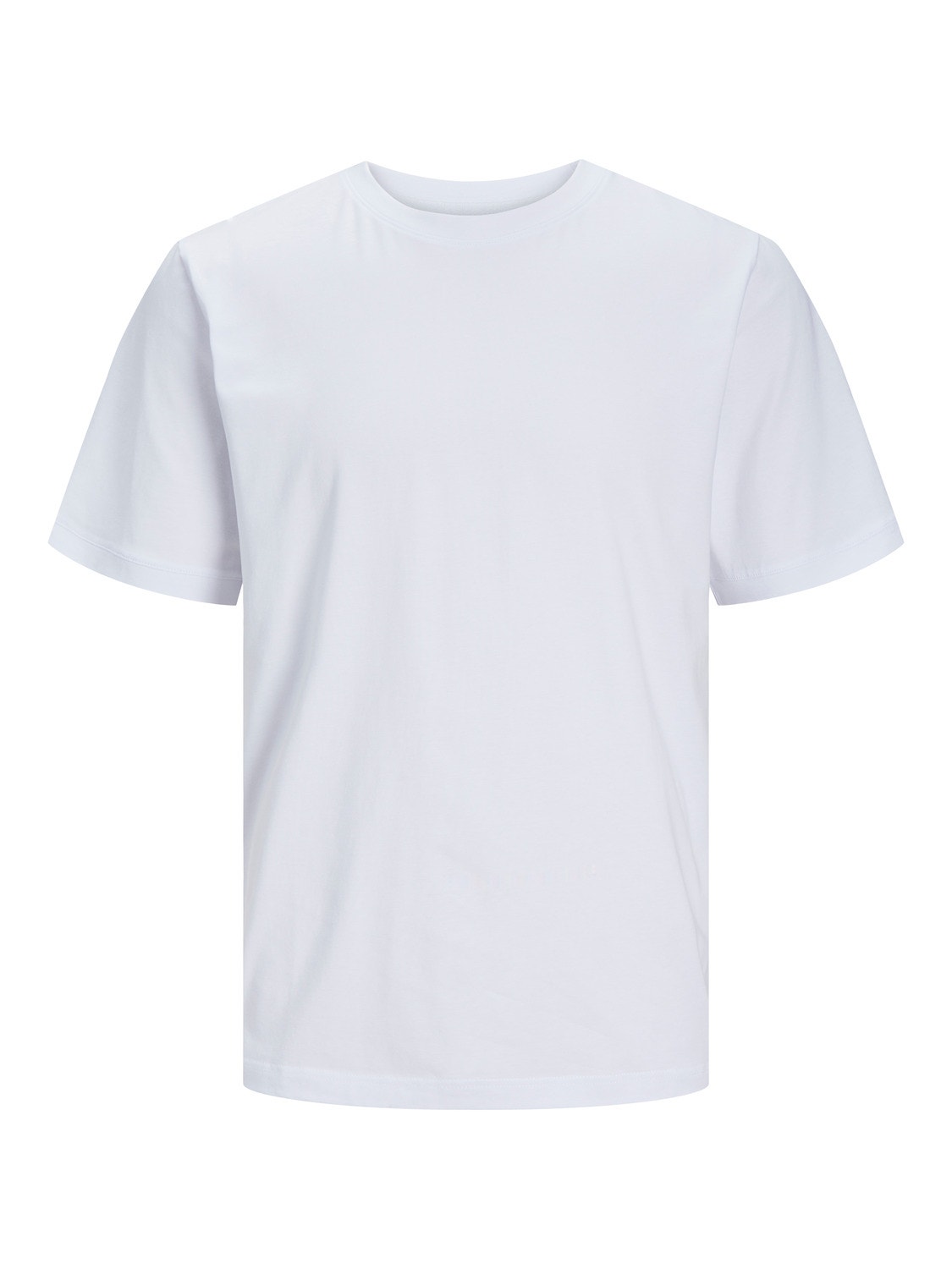 Jack & Jones Regular Fit Crew neck T-Shirt -White - 12251351