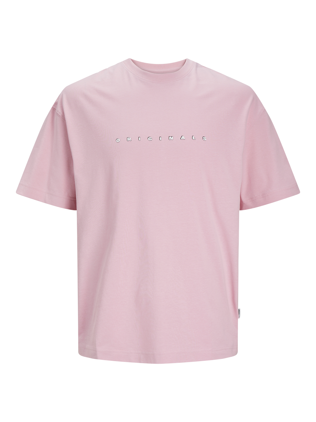 Jack & Jones T-shirt Col rond Coupe ample -Pink Nectar - 12251966