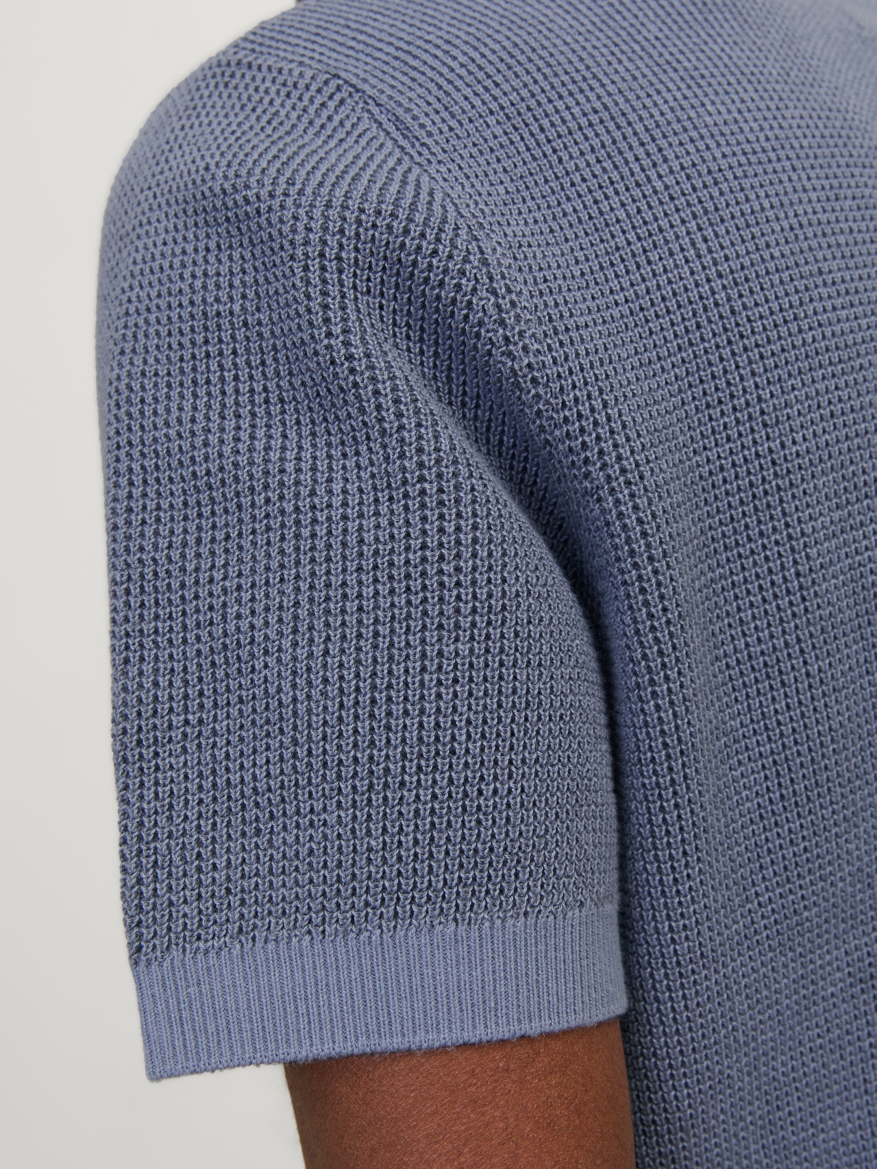 Jack & Jones Regular Fit Split neck Sweater -Troposphere - 12252231