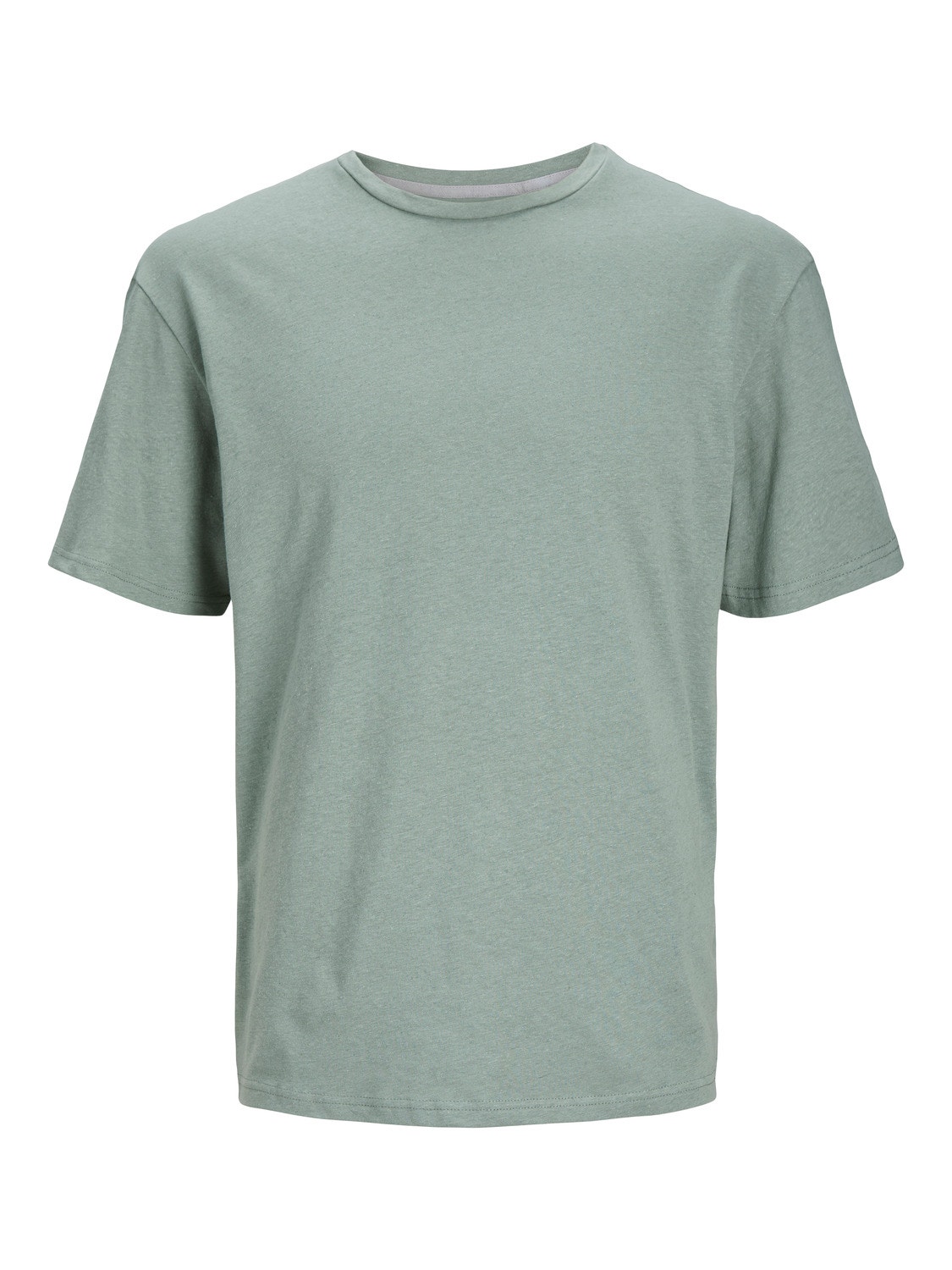 Jack & Jones T-shirt en lin Col rond Coupe décontractée -Lily Pad - 12252797