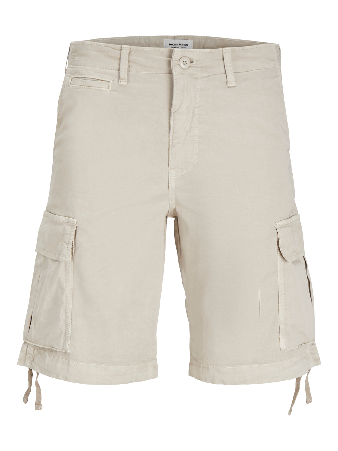 Jack & Jones Loose Fit Cargo Shorts -Silver Cloud - 12253122