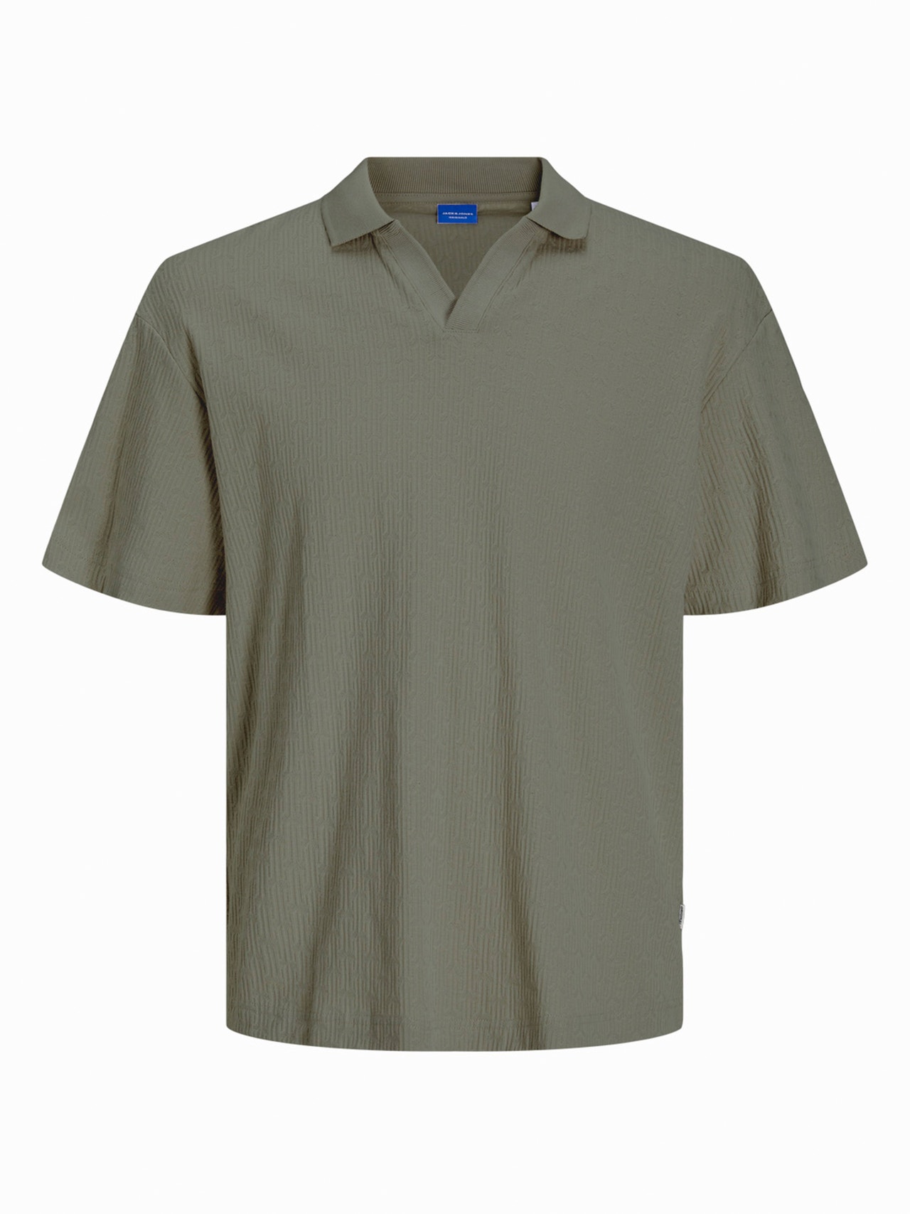 Jack & Jones Relaxed Fit Flat collar Polo -Agave Green - 12253617