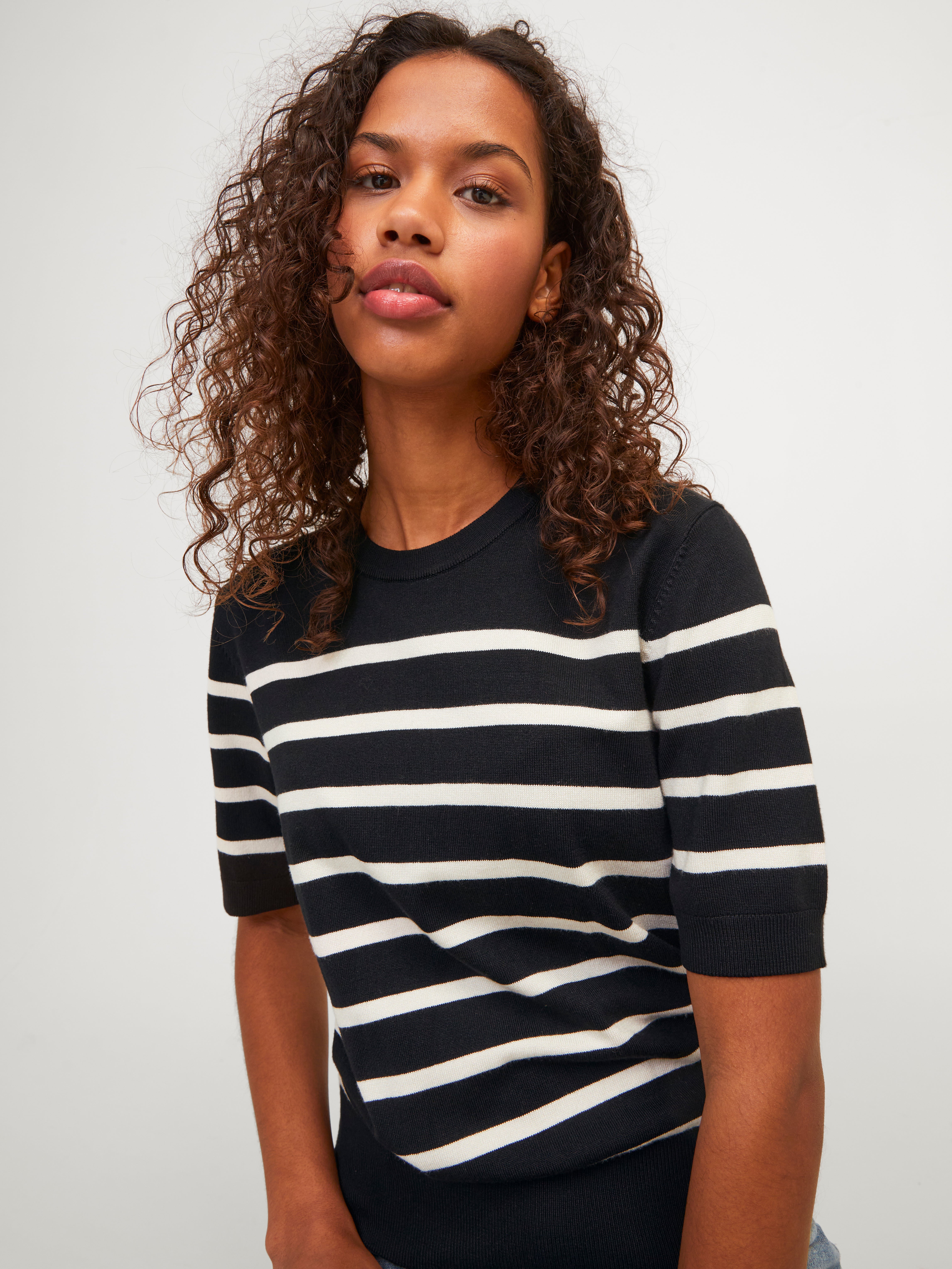 Chandail en tricot Coupe régulière Col ras du cou | Jack & Jones