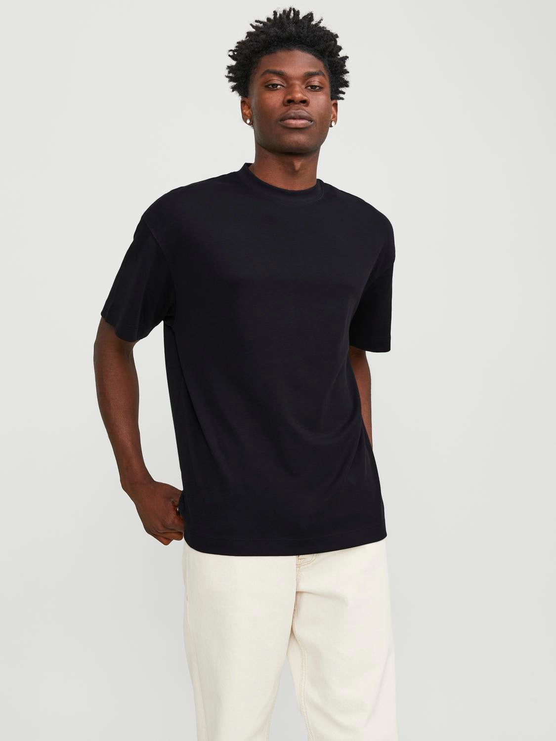 Wide Fit Round Neck T-Shirt