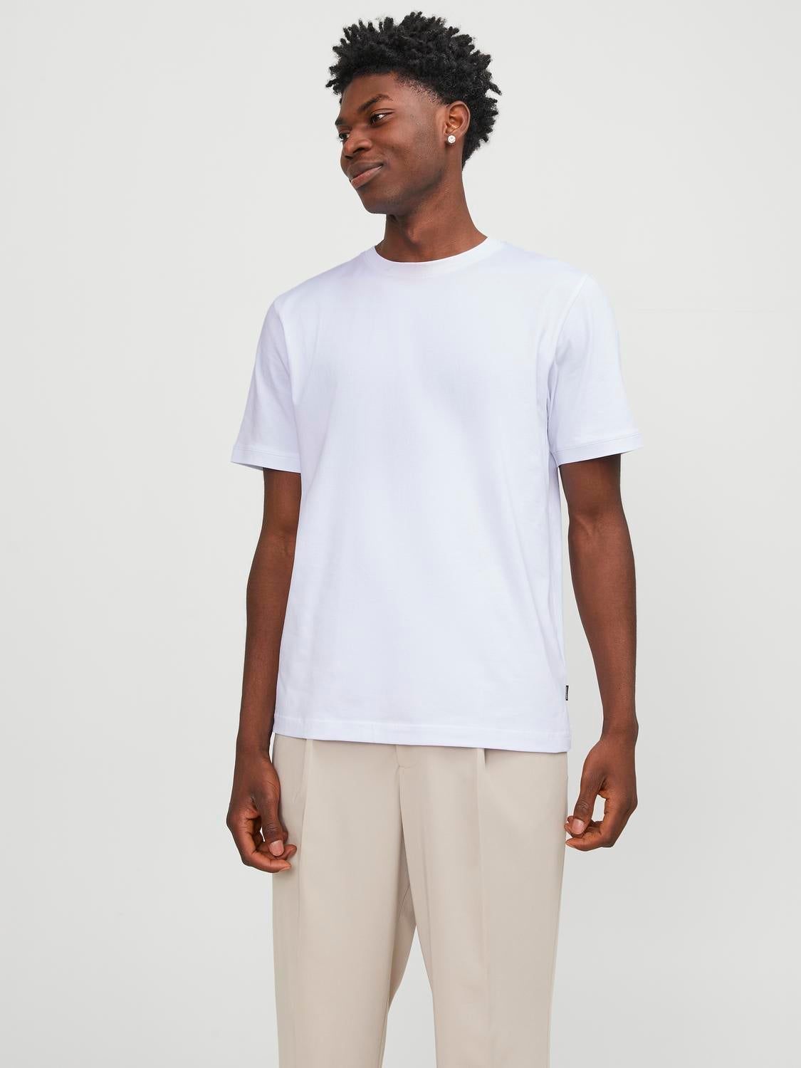 Wide Fit Round Neck T-Shirt