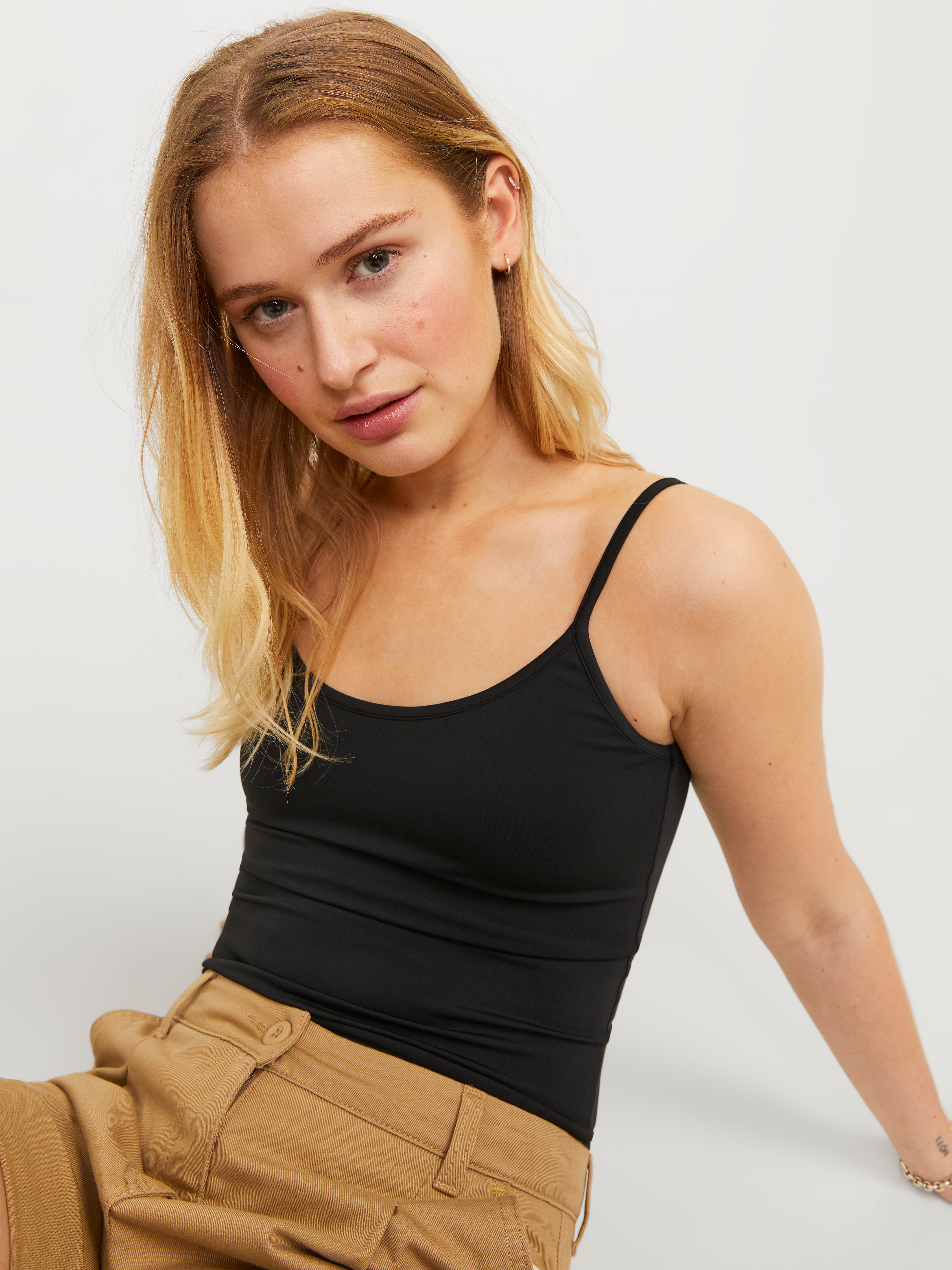 Stretch Fit U-Neck Tank Top | Jack & Jones