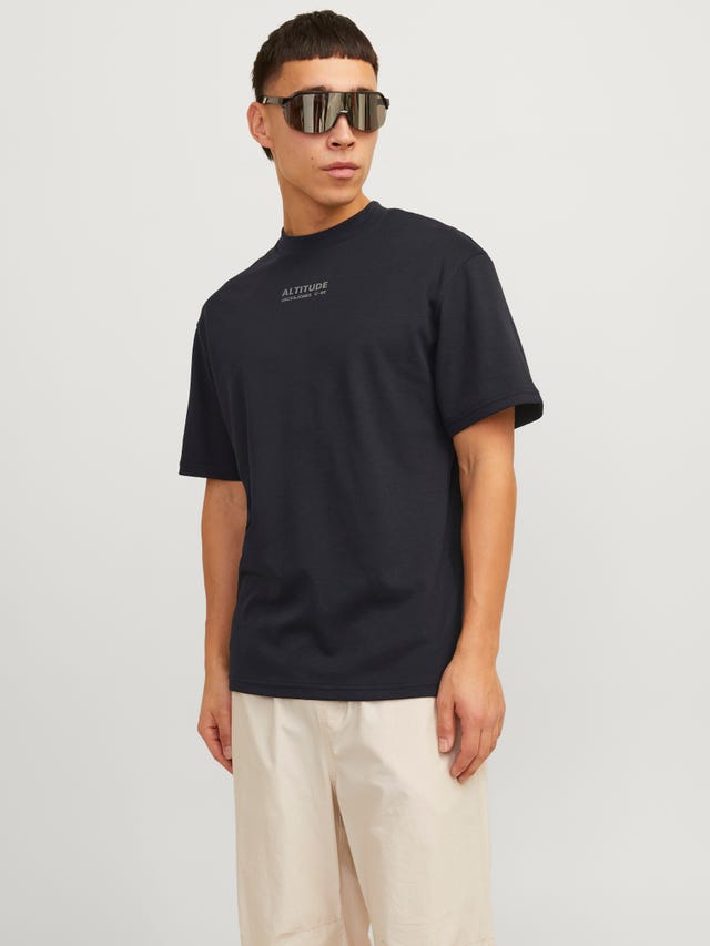 Jack & Jones Relaxed Fit Round Neck T-Shirt - 12254988