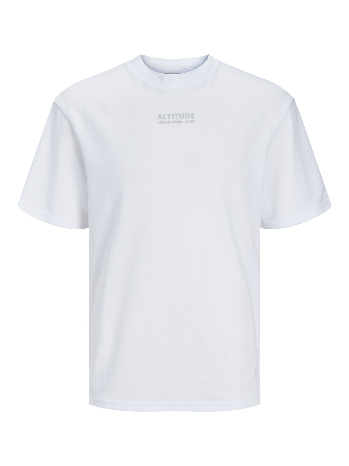 Jack & Jones Relaxed Fit Round Neck T-Shirt -White - 12254988
