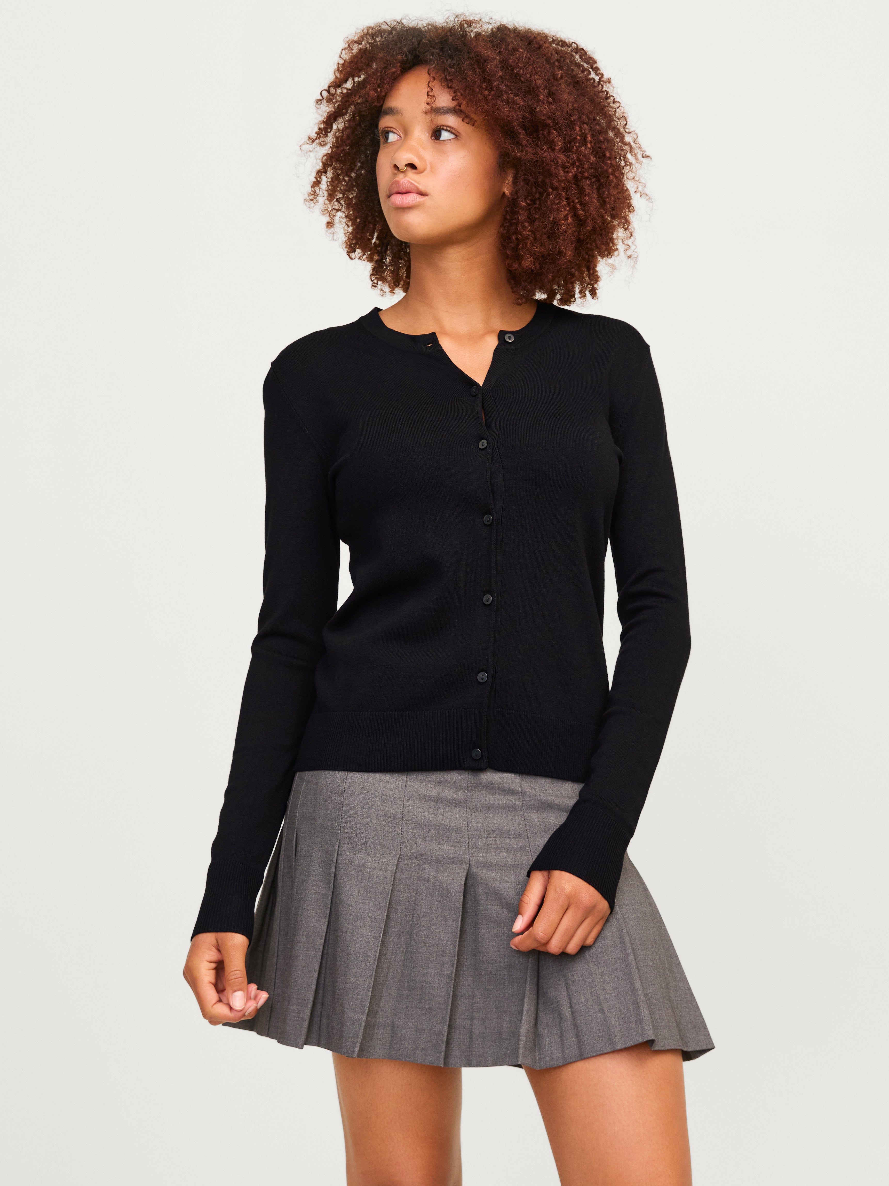 Slim Fit Round neck Knitted Cardigan | Jack & Jones