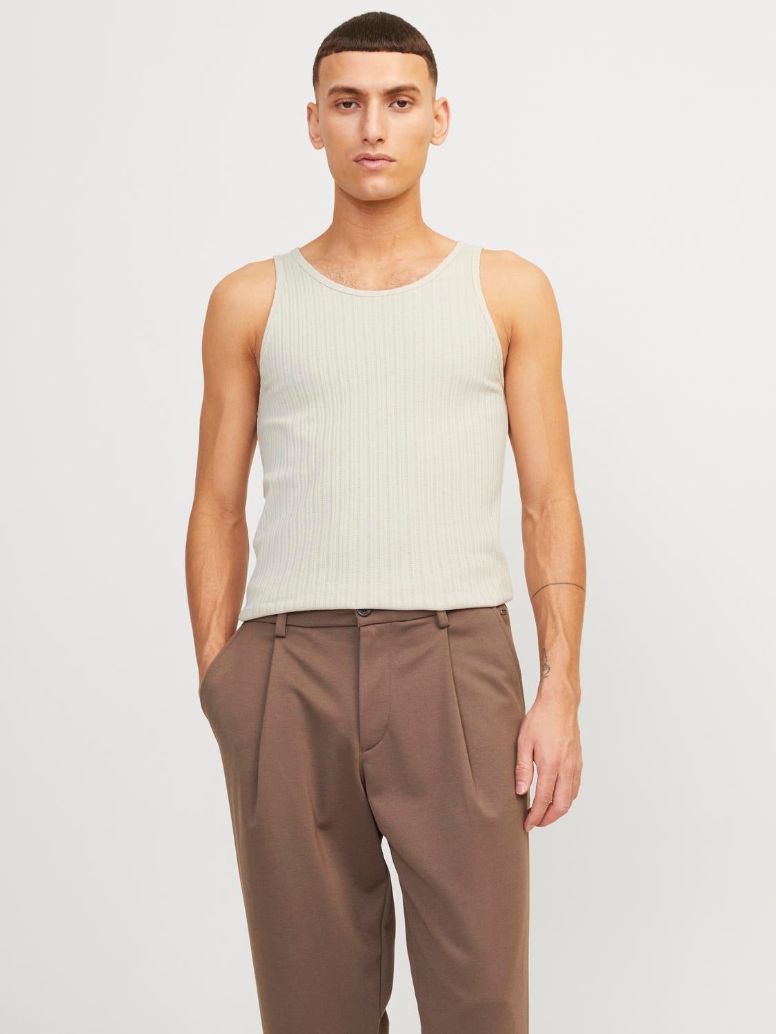 Rib Fit Crew neck Tank Top | Jack & Jones