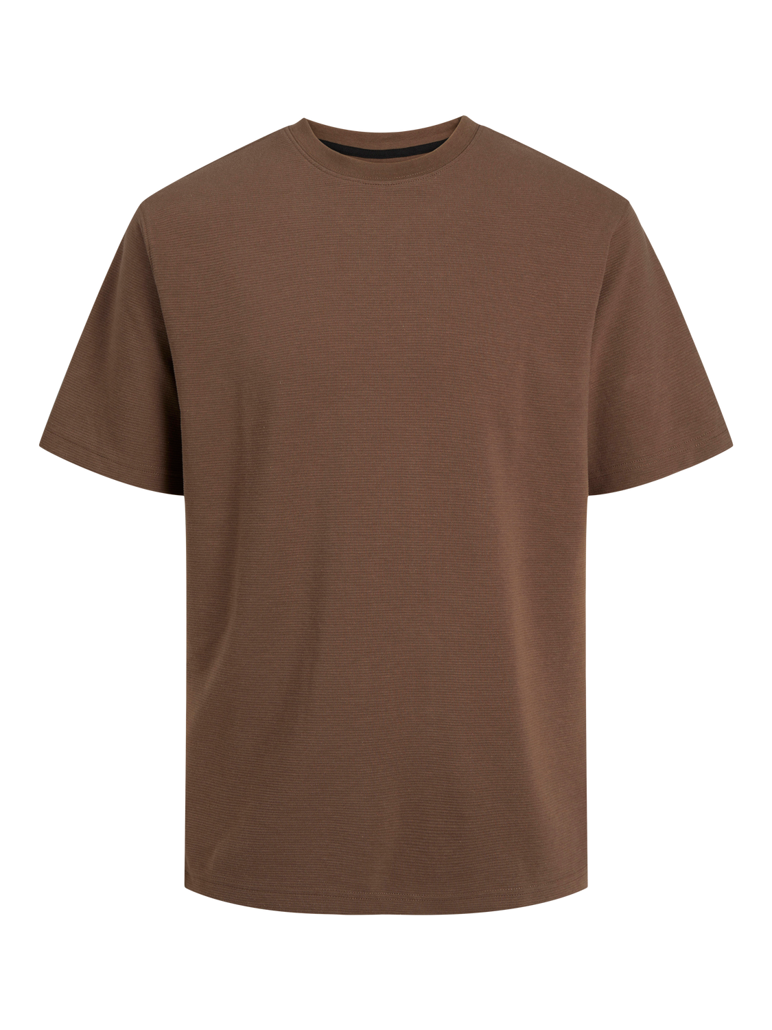 Jack & Jones T-shirt Col rond Coupe ample -Coffee Quartz - 12255539