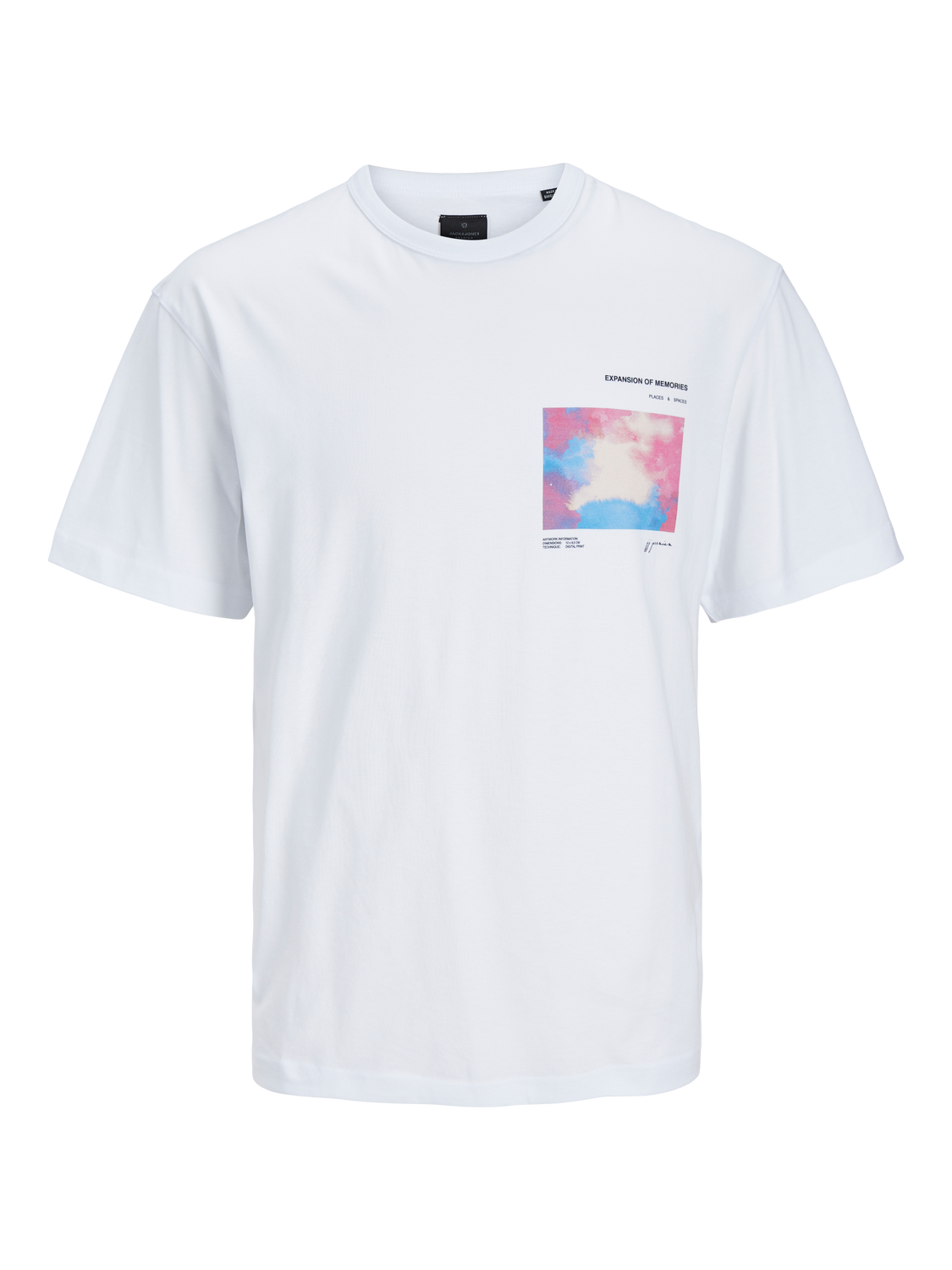 Jack & Jones T-shirt Col rond Coupe décontractée -Bright White - 12255543