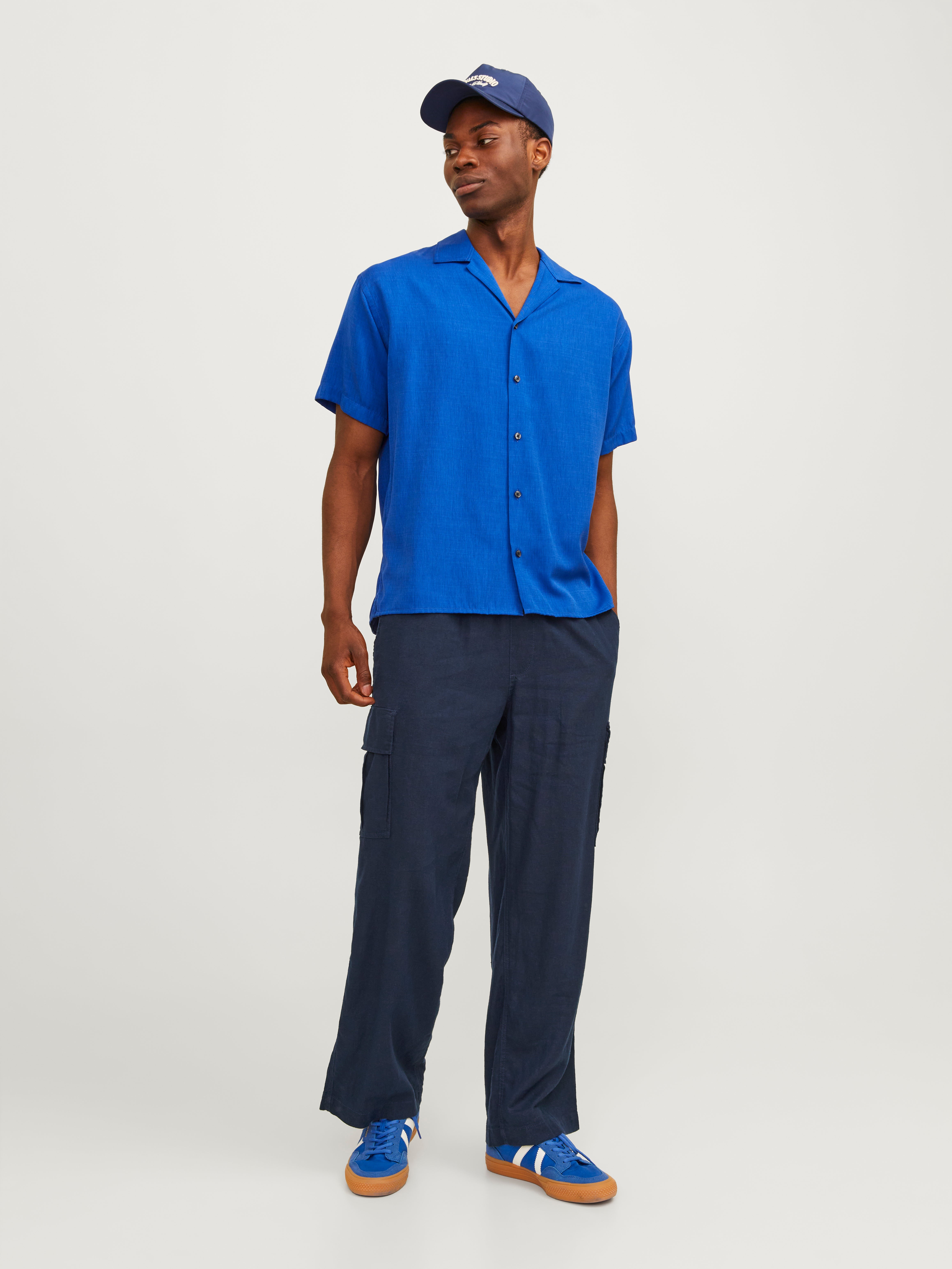 Wide Leg Fit Cargo Pants | Jack & Jones