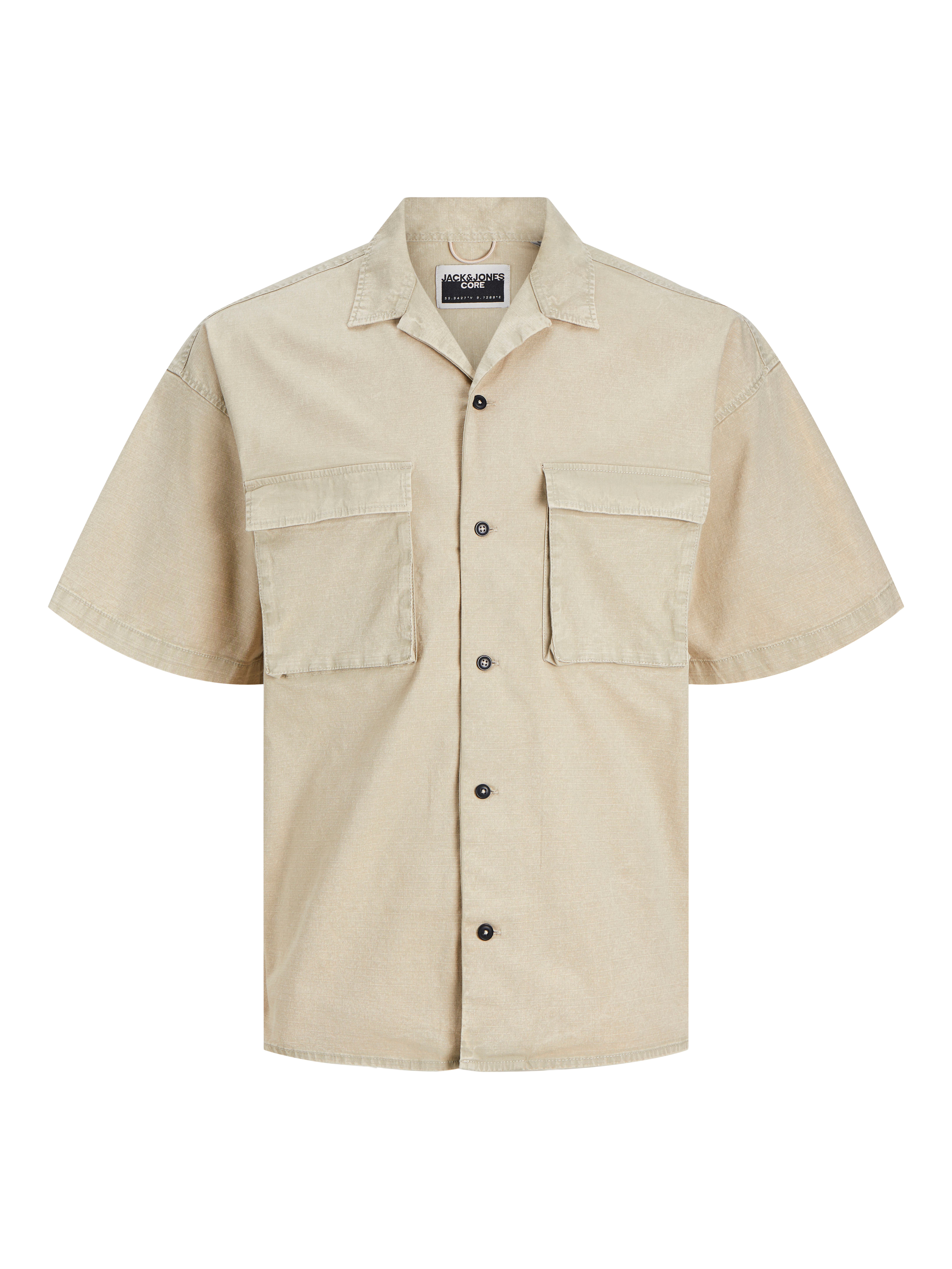 Wide Fit Short-Sleeve Shirt | Jack & Jones®