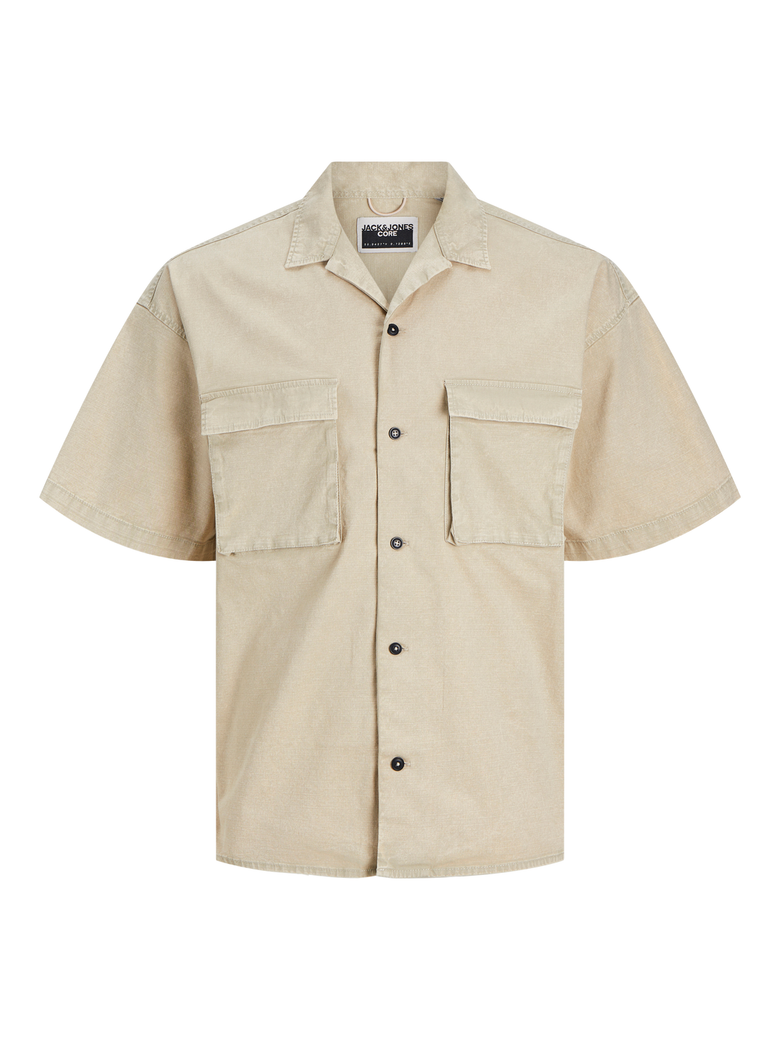 Jack & Jones Wide Fit Shirt -Crockery - 12255657