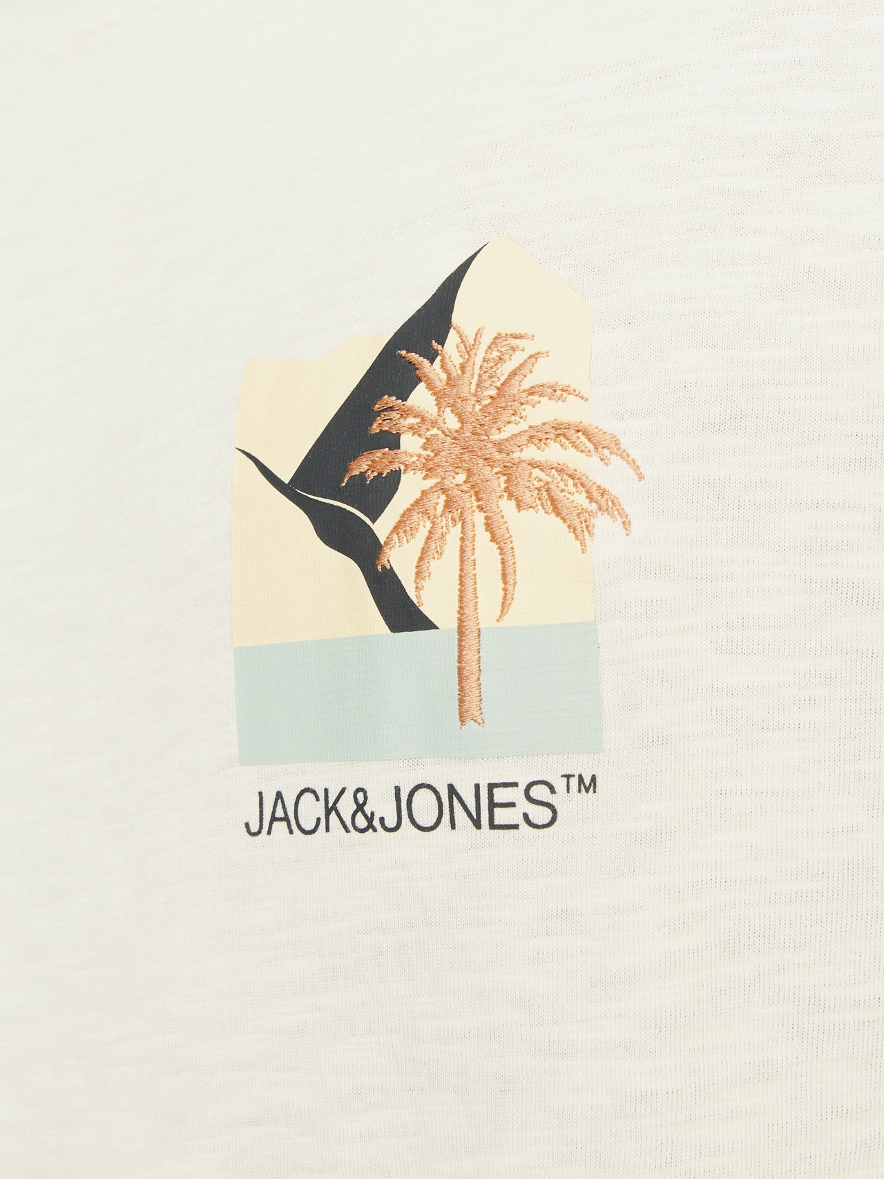 Jack & Jones Relaxed Fit Crew neck T-Shirt -Buttercream - 12256215