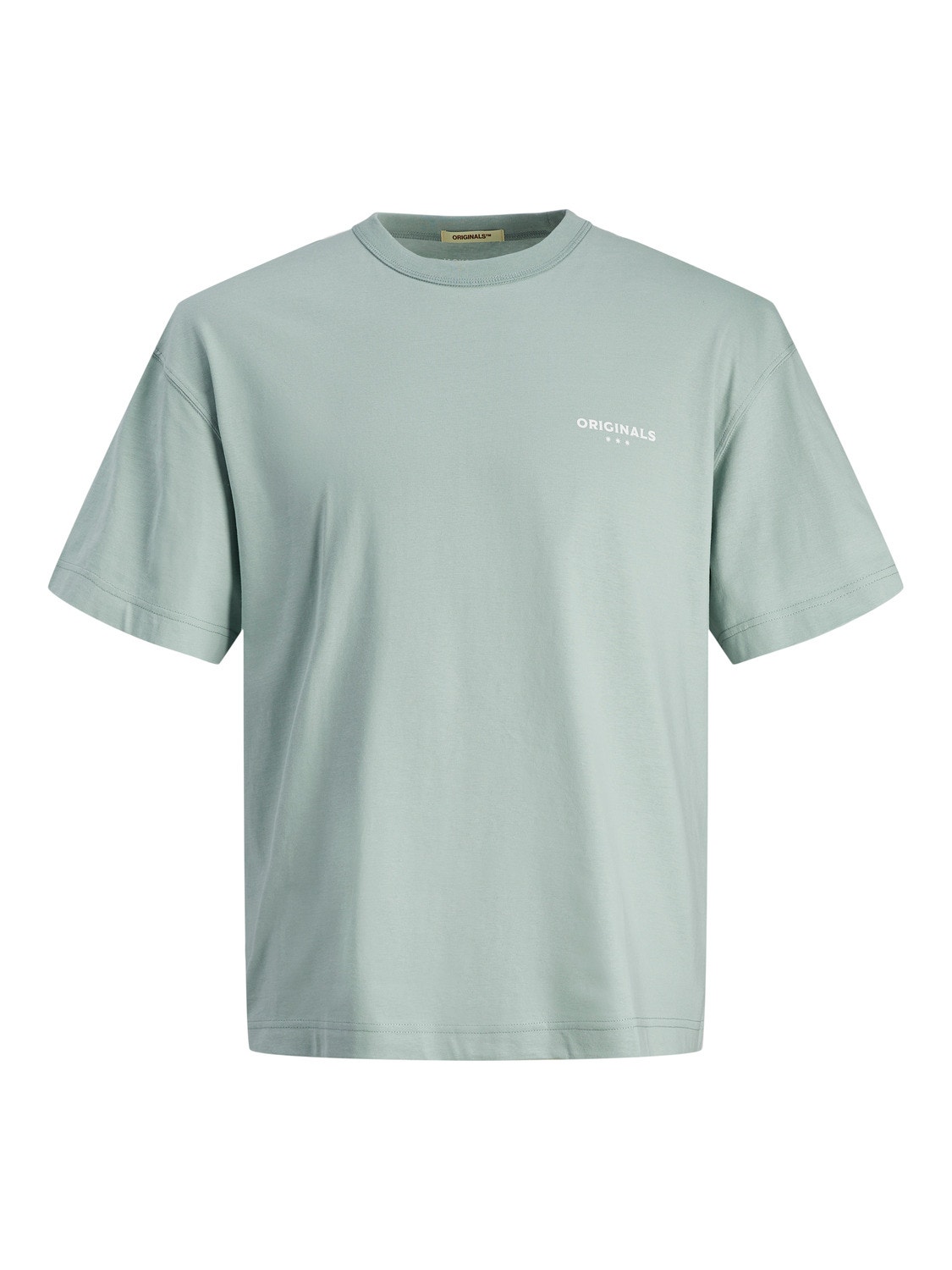 Jack & Jones T-shirt Col rond Coupe ample -Gray Mist - 12256258
